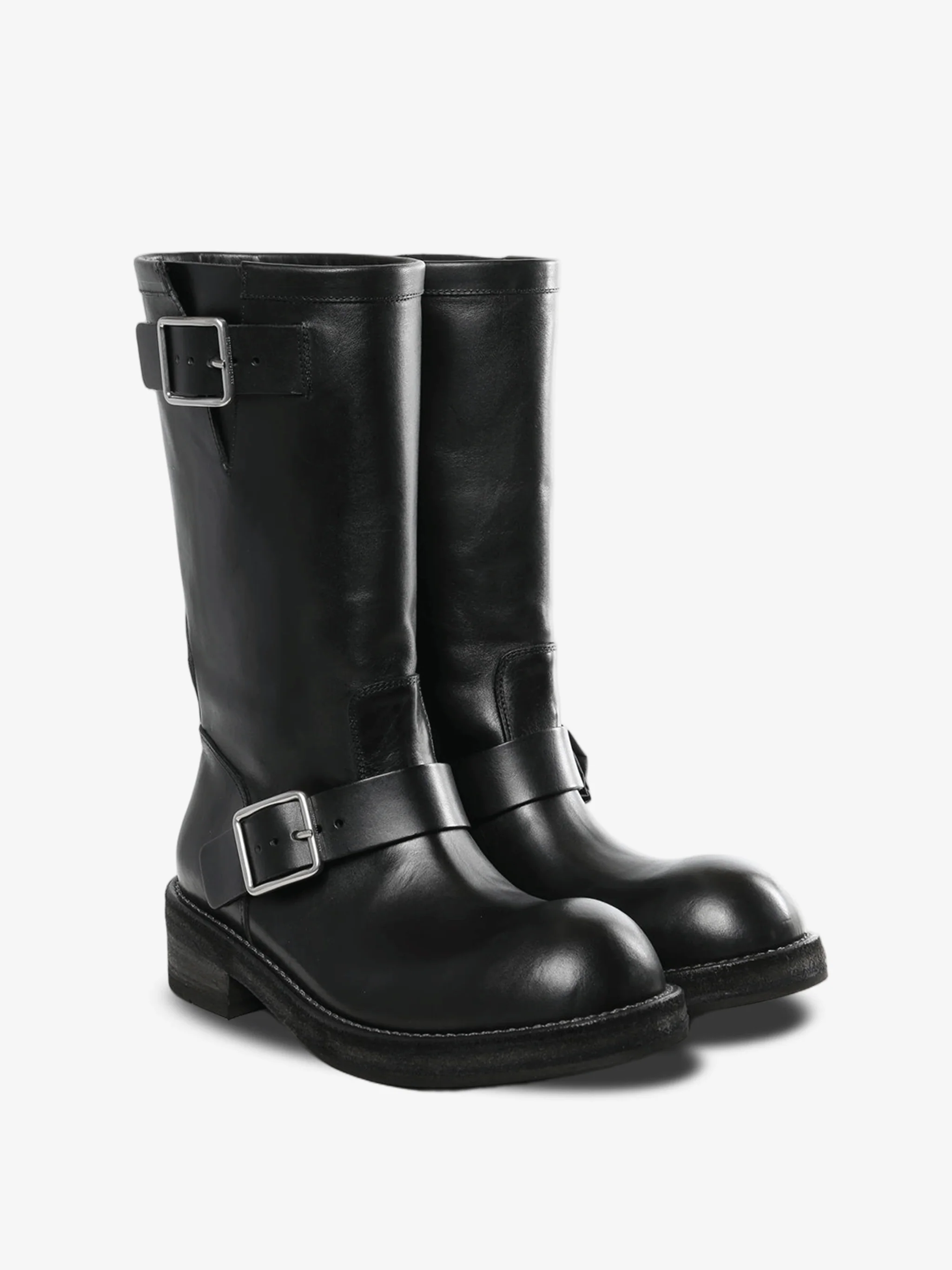 ANN DEMEULEMEESTER - Women Sarith Engineer Biker Buckles Boots - Image 2