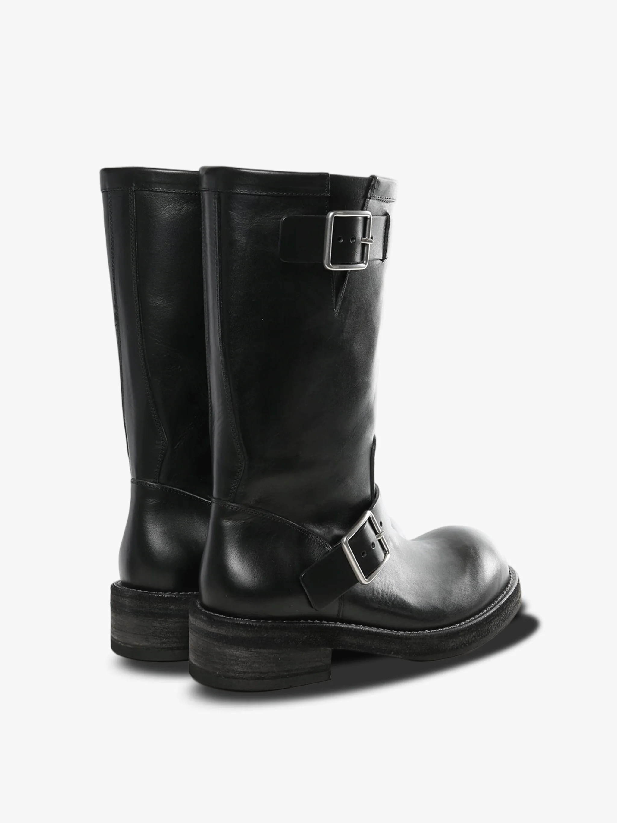 ANN DEMEULEMEESTER - Women Sarith Engineer Biker Buckles Boots - Image 3