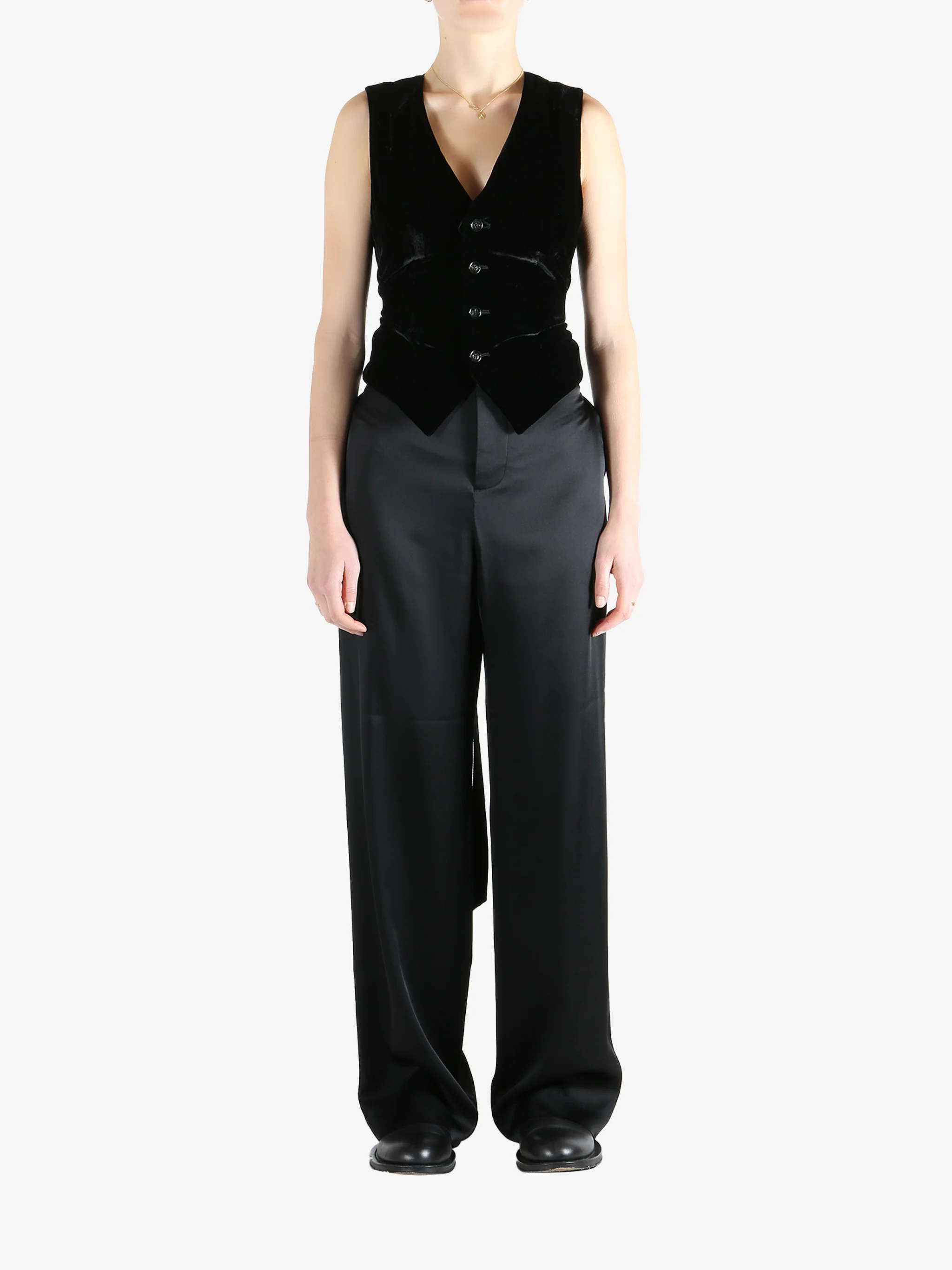 ANN DEMEULEMEESTER - Women Stanse Classic Waistcoat - Image 4