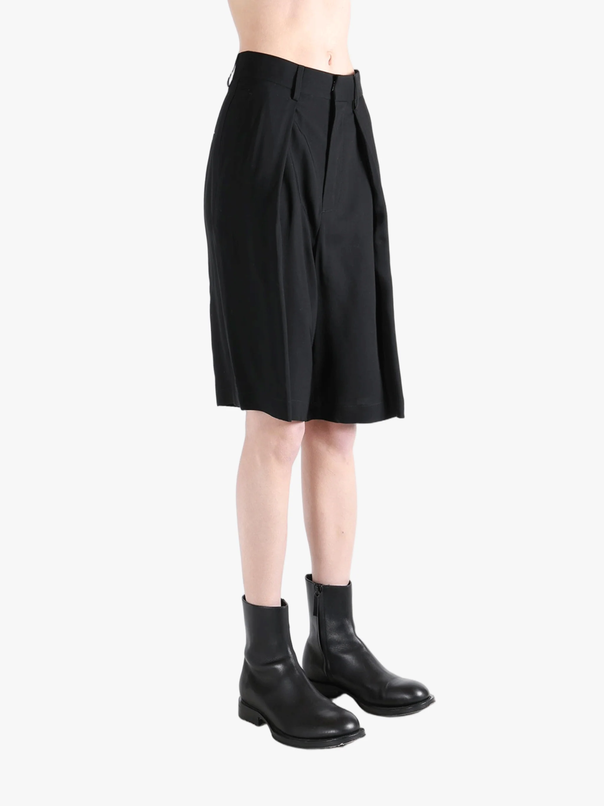 ANN DEMEULEMEESTER - Women Ukje Wide Leg Pleated Shorts - Image 2