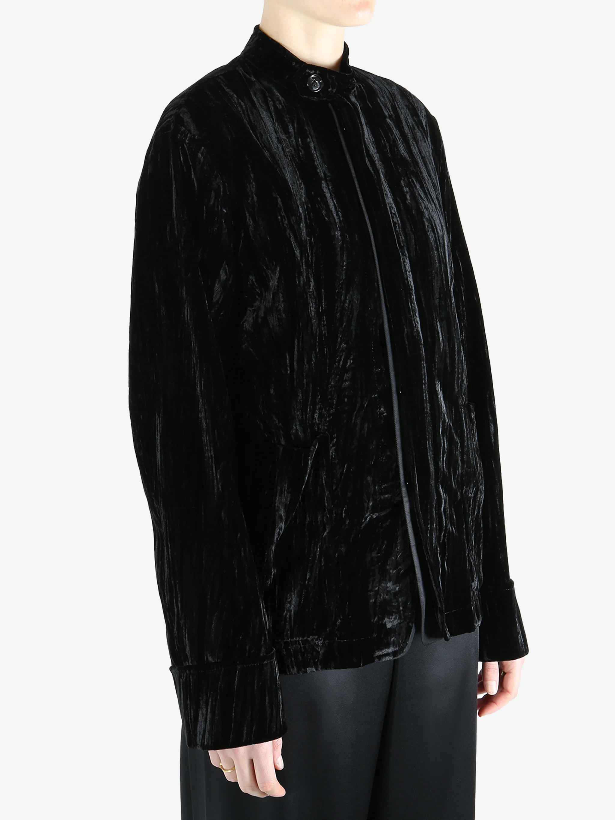 ANN DEMEULEMEESTER - Women Zaya Fluid Shirt Jacket - Image 2