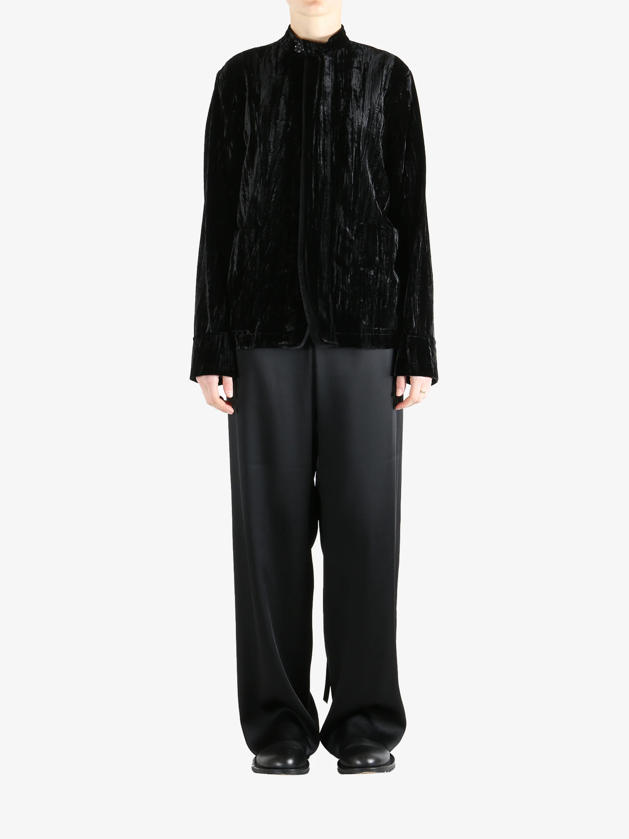 ANN DEMEULEMEESTER - Women Zaya Fluid Shirt Jacket - Image 4