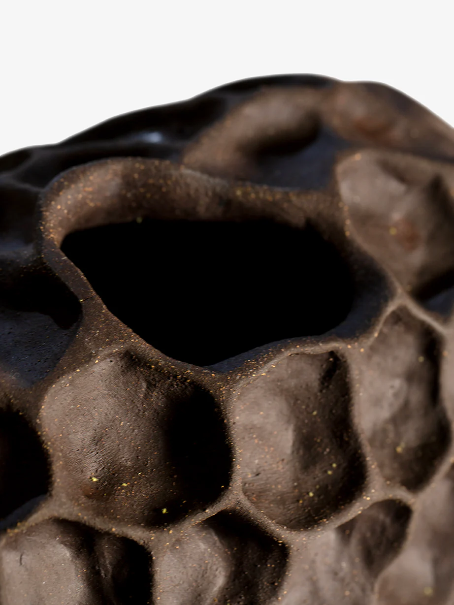 ANN SHURE - Hand-Built Stoneware E Vase - Image 6