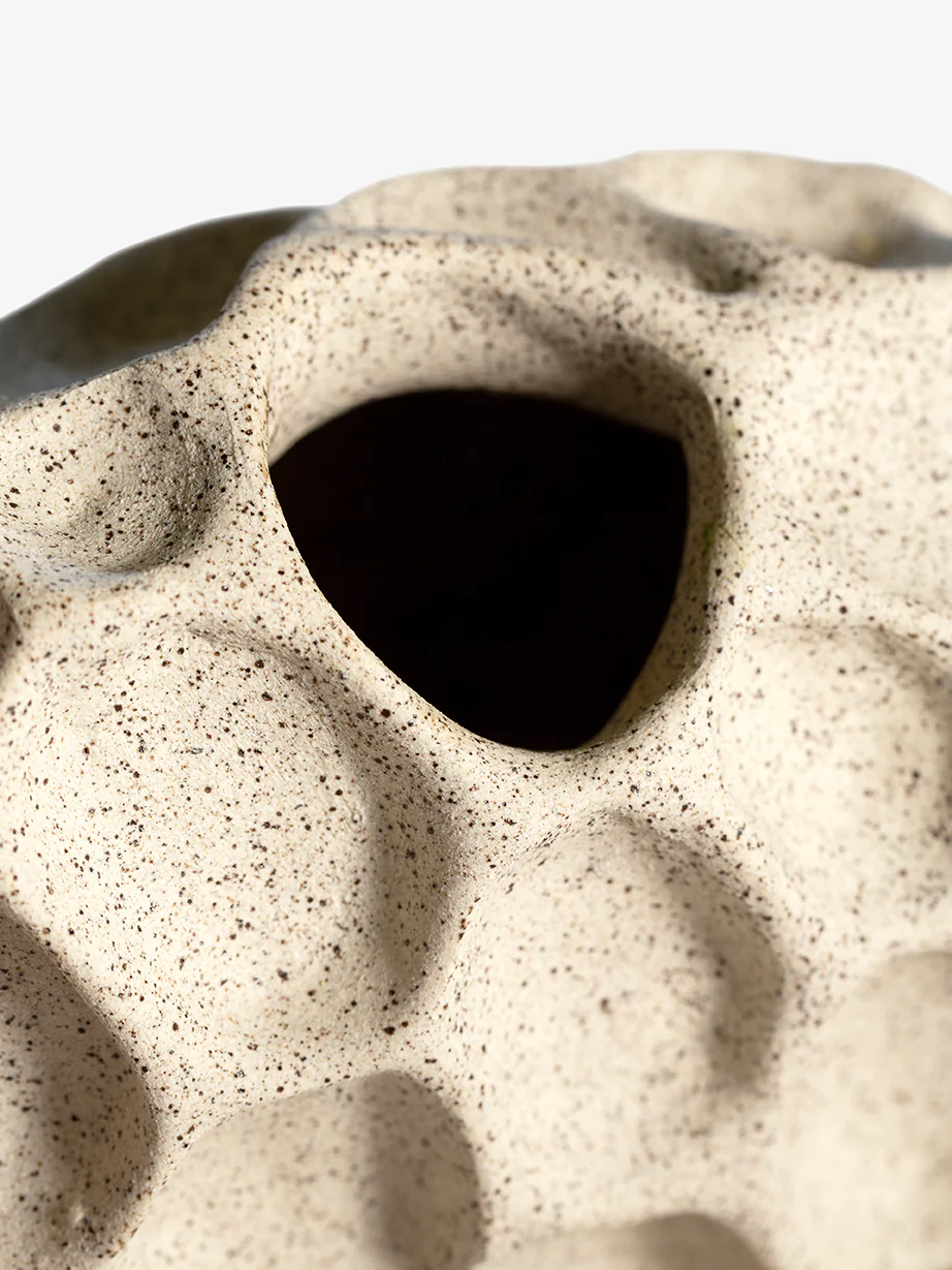 ANN SHURE - Hand-Built Stoneware C Vase - Image 6