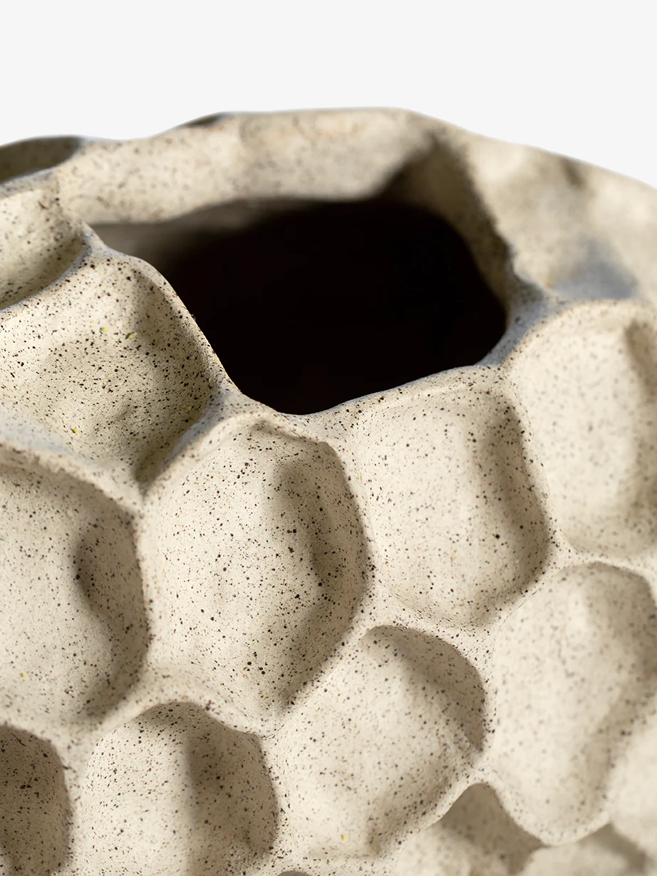 ANN SHURE - Hand-Built Stoneware E Vase - Image 6