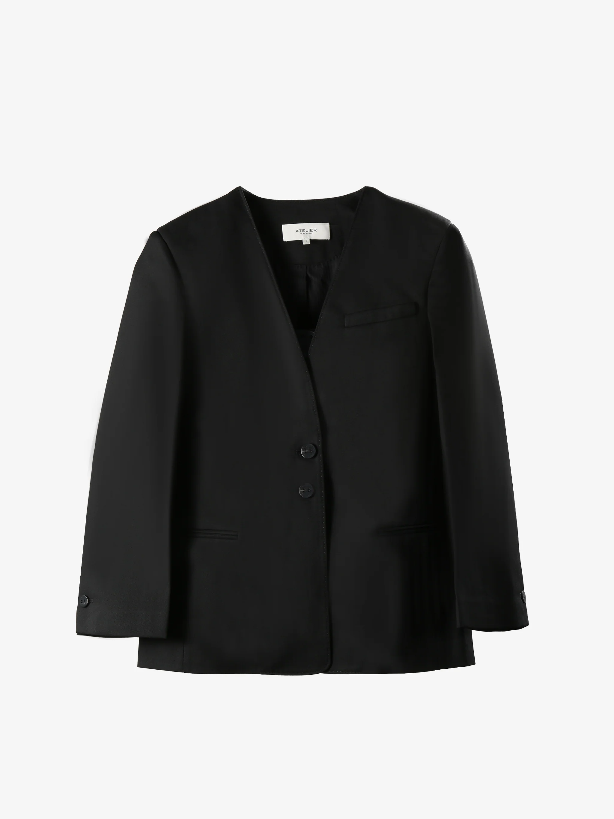 ATELIER NEW YORK - Women Collarless Blazer - Image 4
