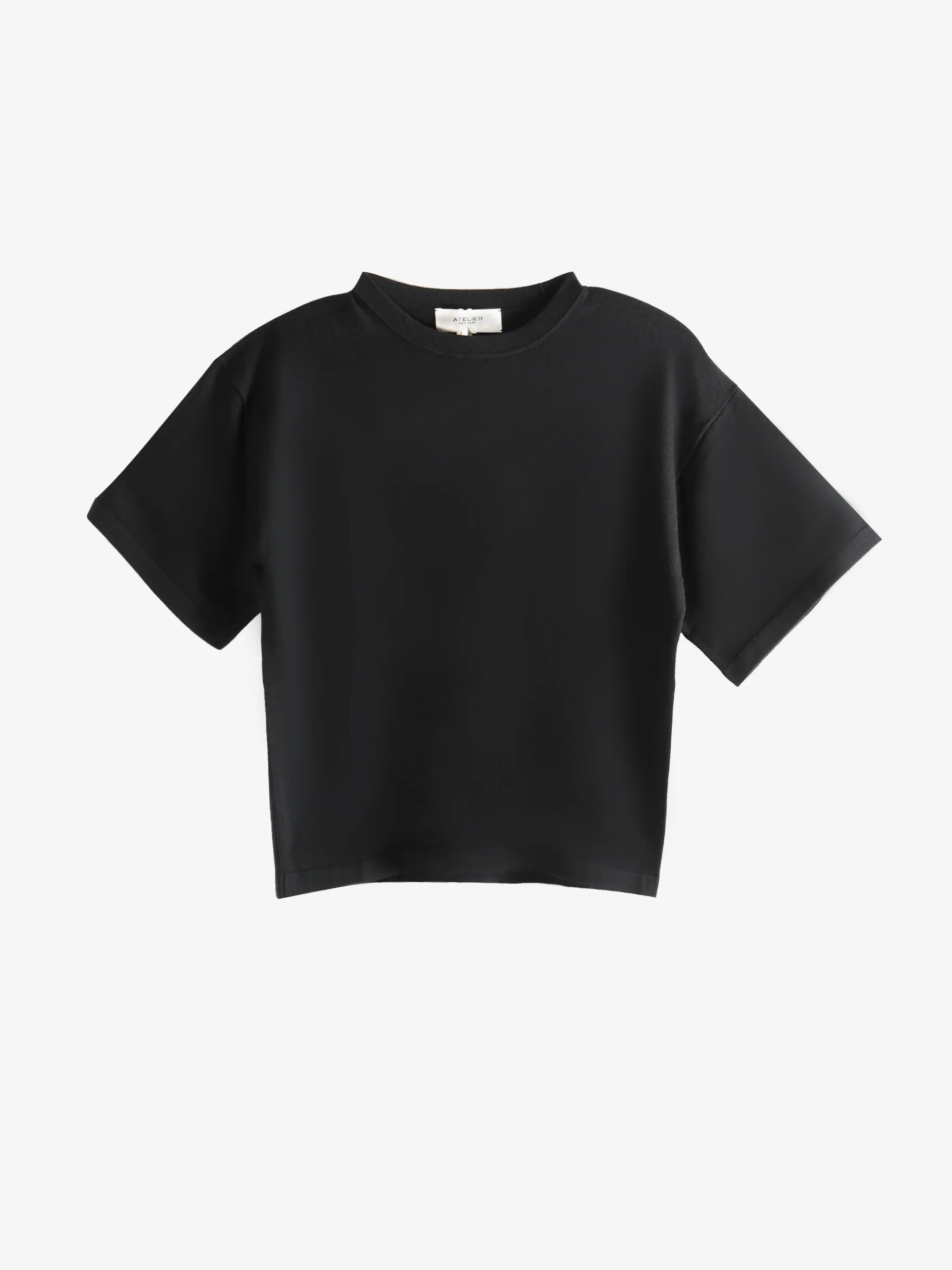 ATELIER NEW YORK  - Women Silk Cashmere Oversized Tee - Image 5