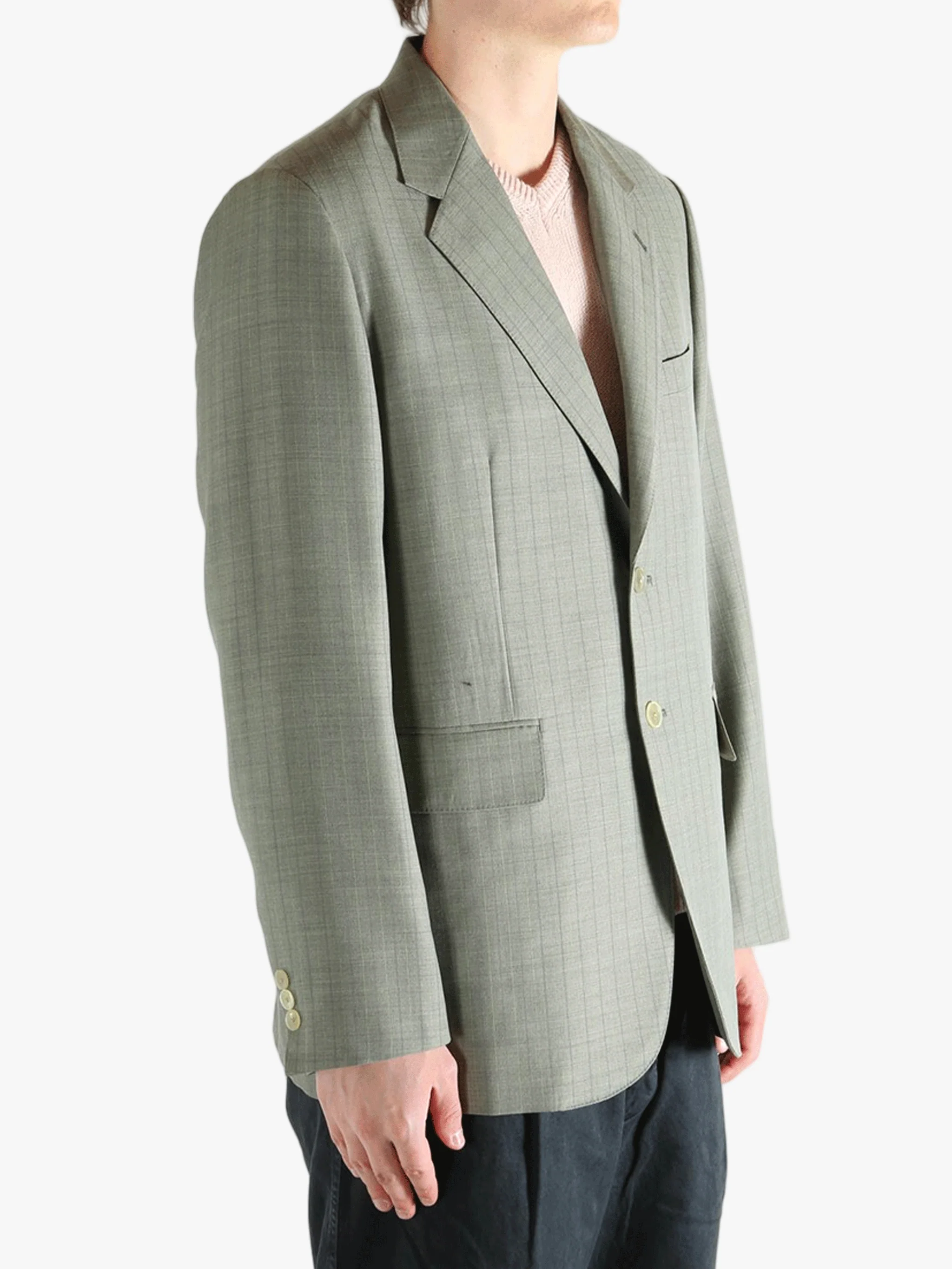 AURALEE - Men Bluefaced Wool Jacket - Image 2