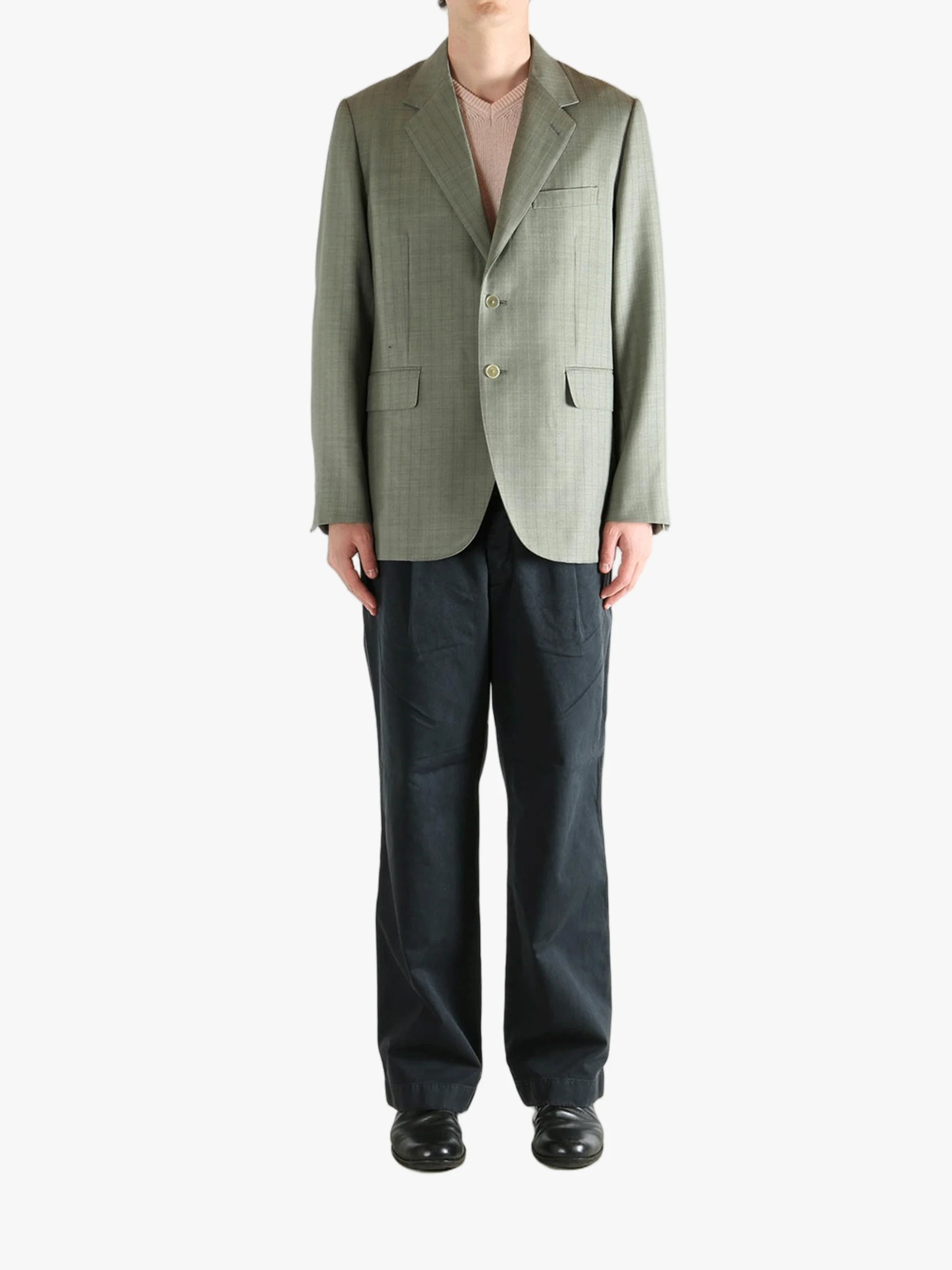 AURALEE - Men Bluefaced Wool Jacket - Image 4