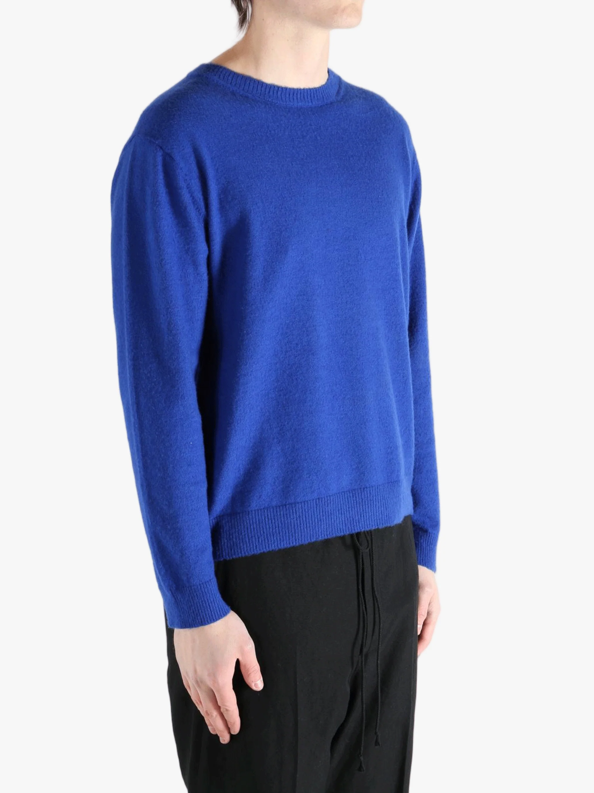 AURALEE - Men Brushed Cashmere Cotton P/O Knit - Image 2