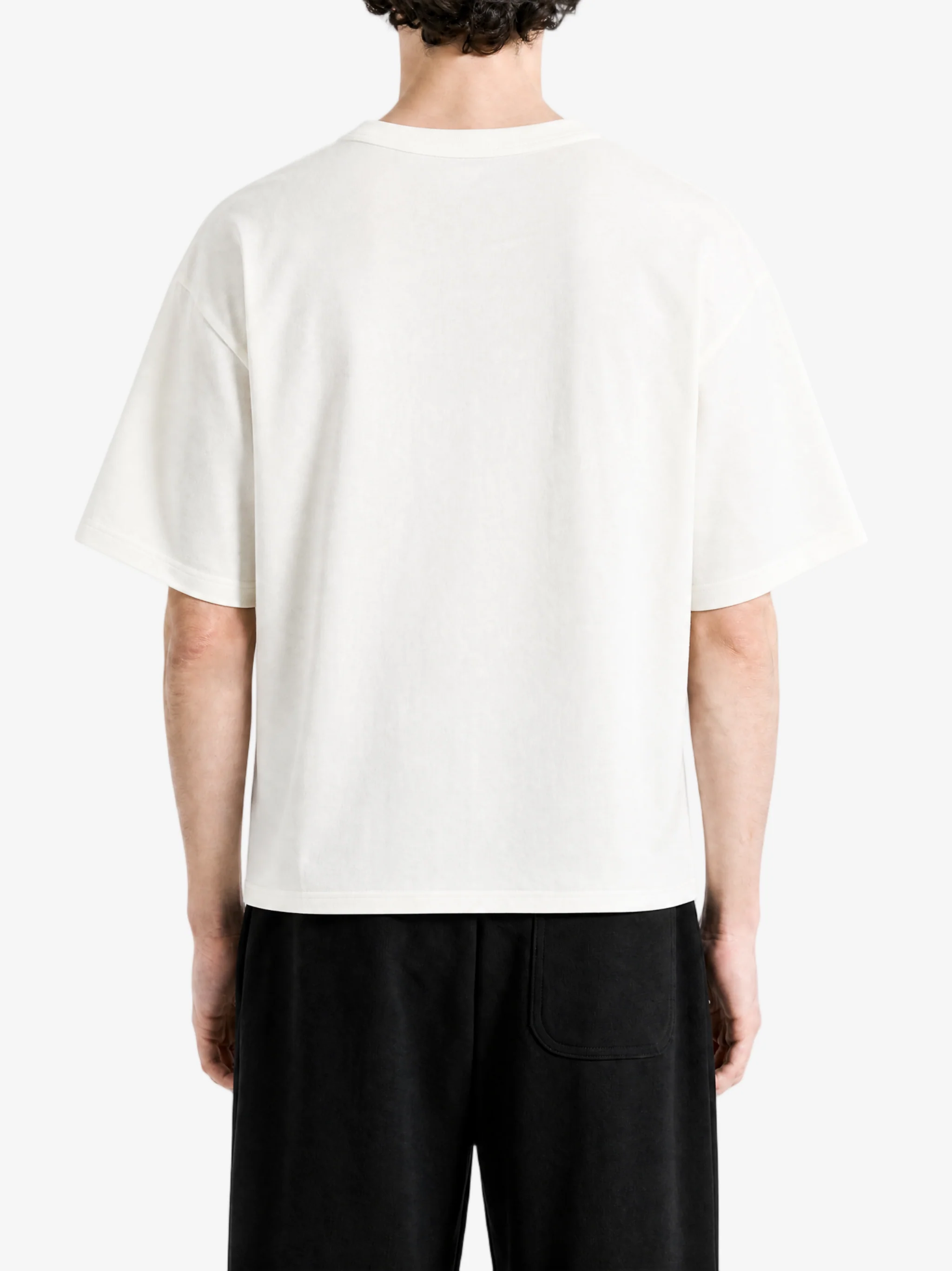 AURALEE - Men Brushed Organic Cotton Jersey Tee - Image 3