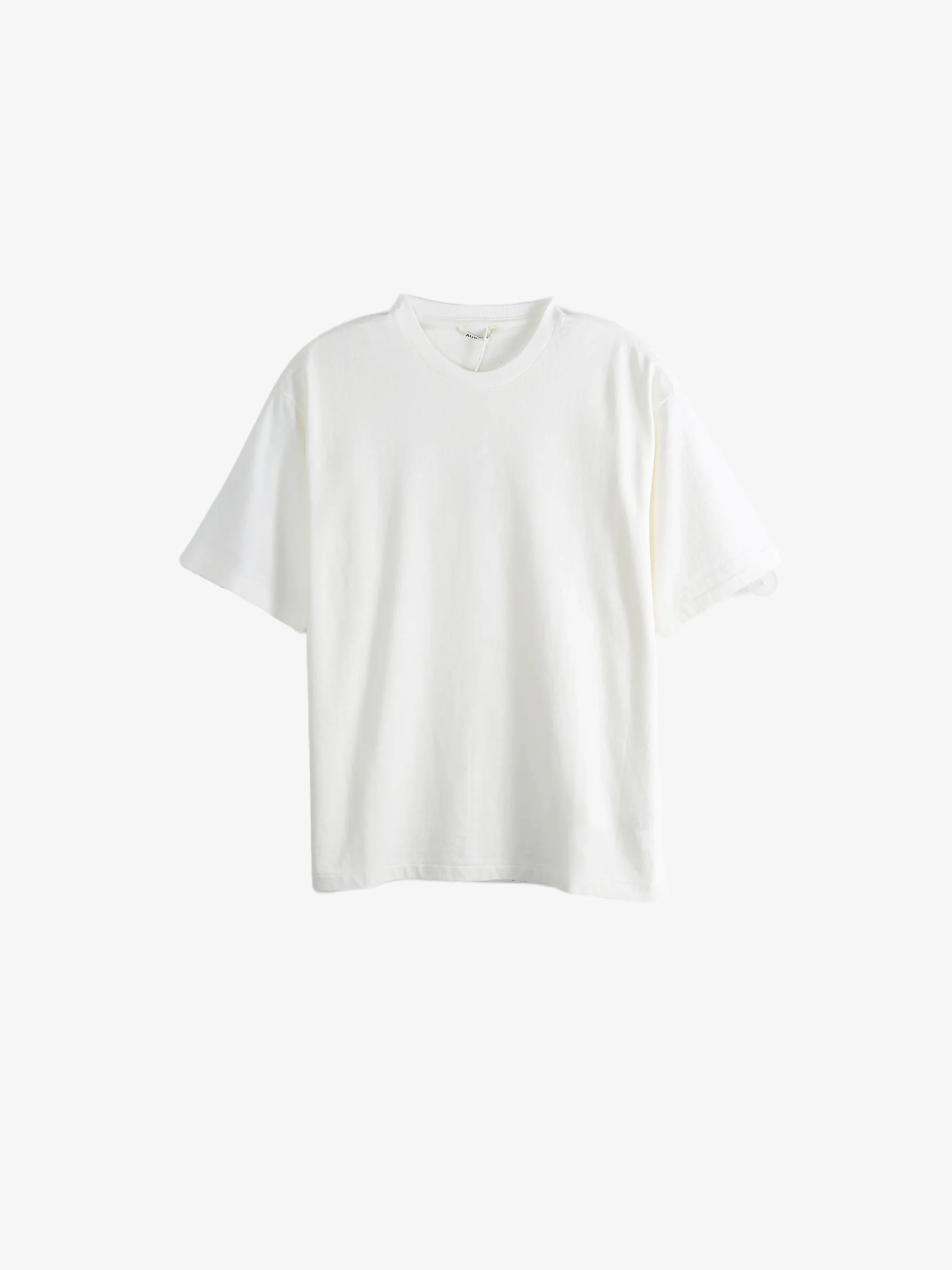 AURALEE - Men Brushed Organic Cotton Jersey Tee - Image 4