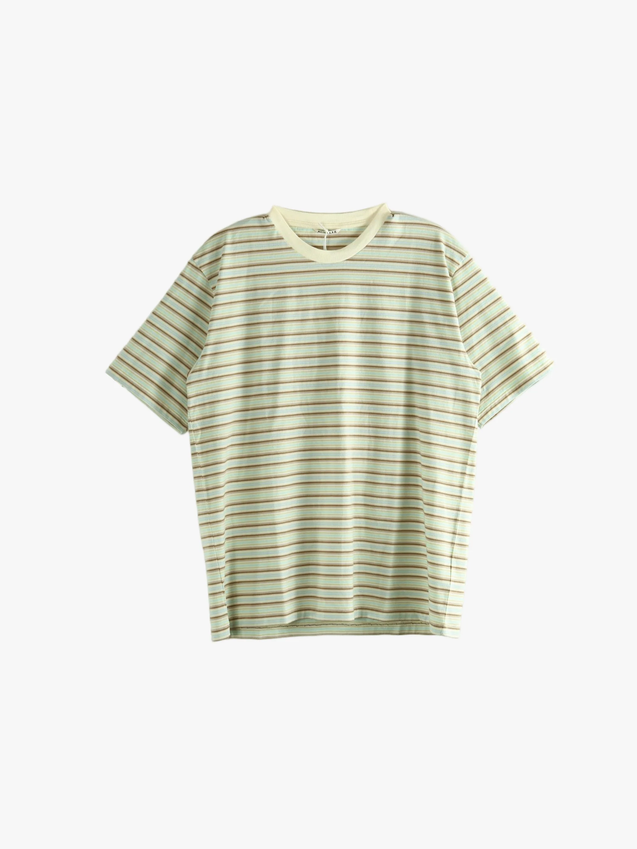 AURALEE - Men Gradient Stripe Jersey Tee - Image 4