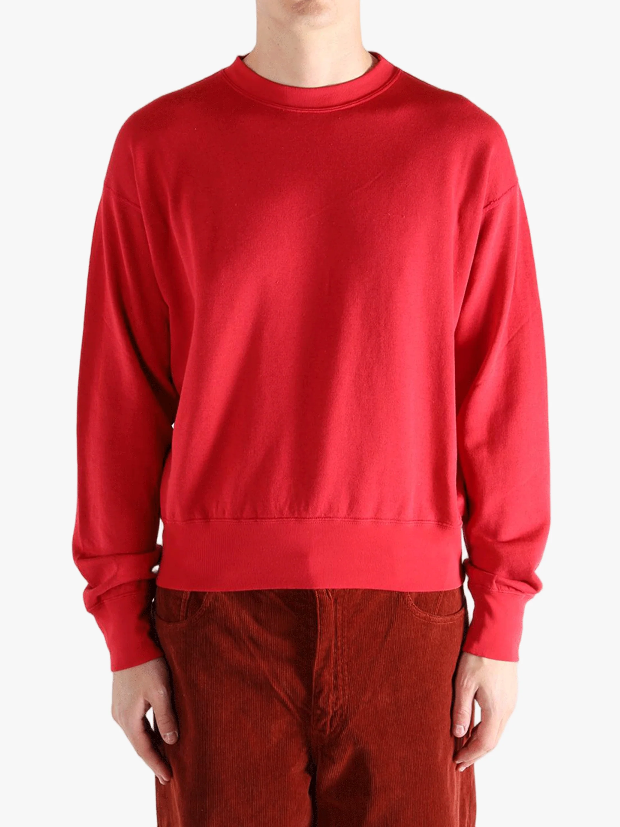 AURALEE - Men High Twist Light Sweat P/O
