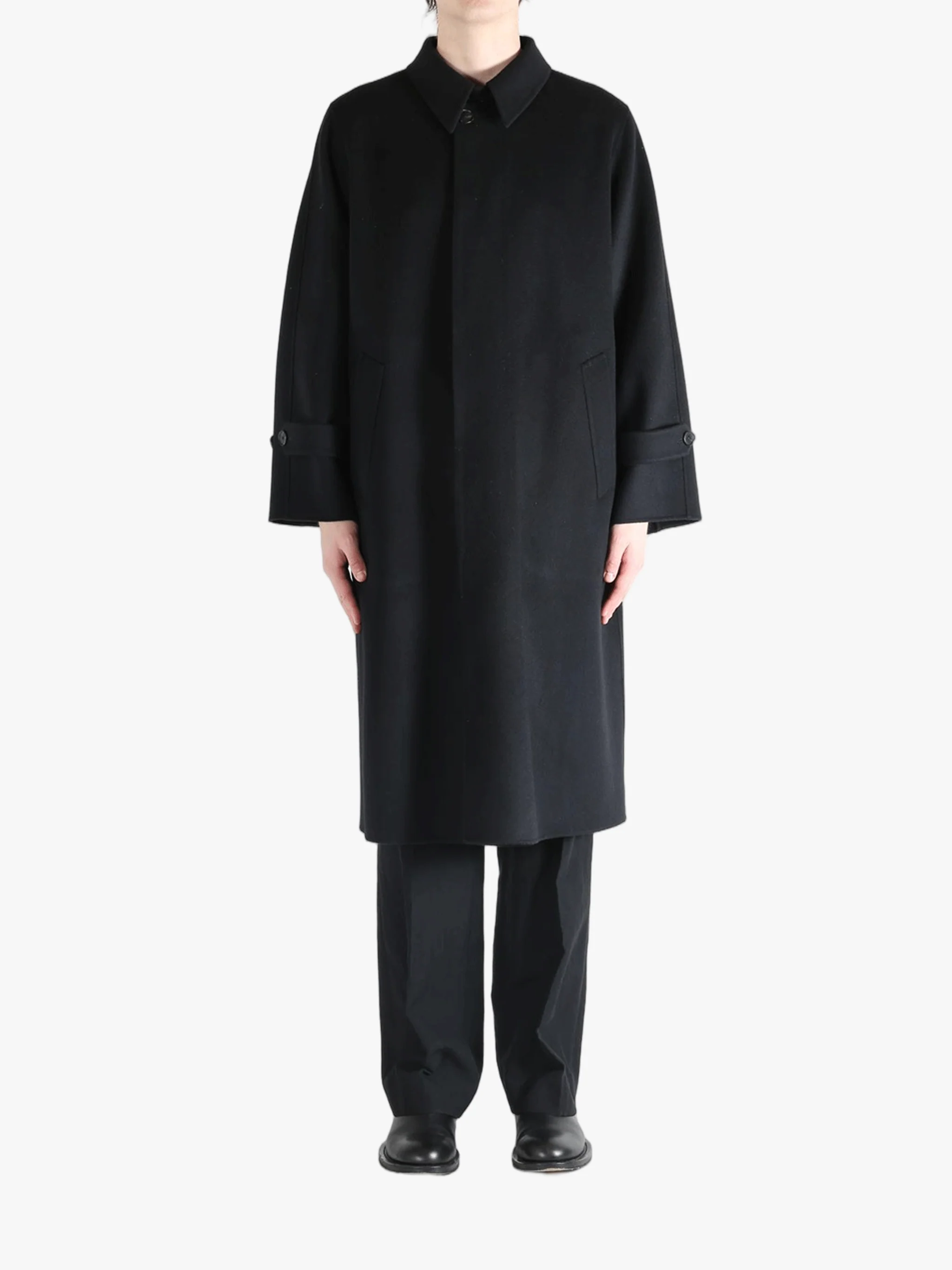 AURALEE - Men Super Fine Wool Melton Hand Sewn Coat