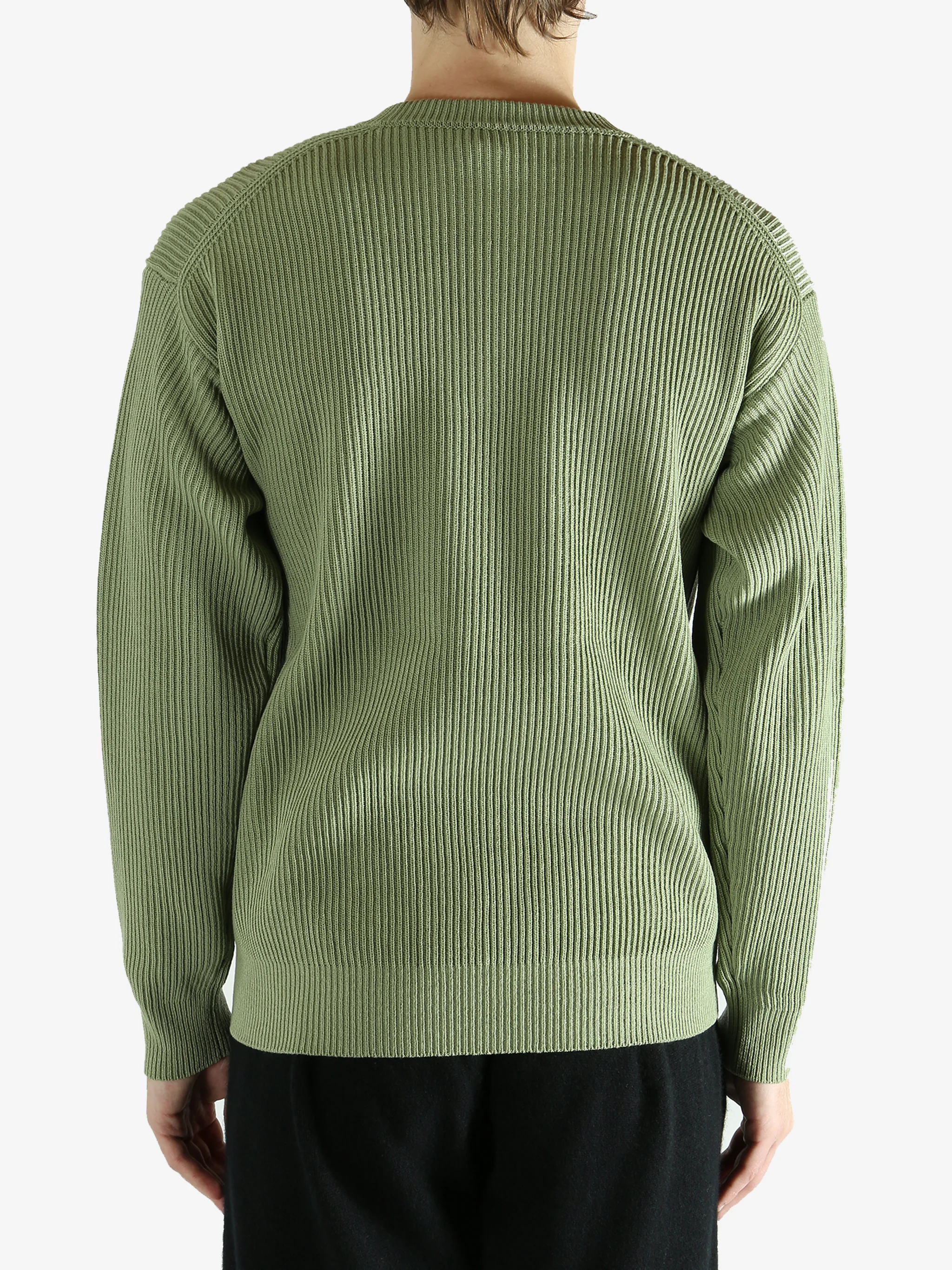 AURALEE - Men Super Fine Wool Rib Knitwear - Image 3