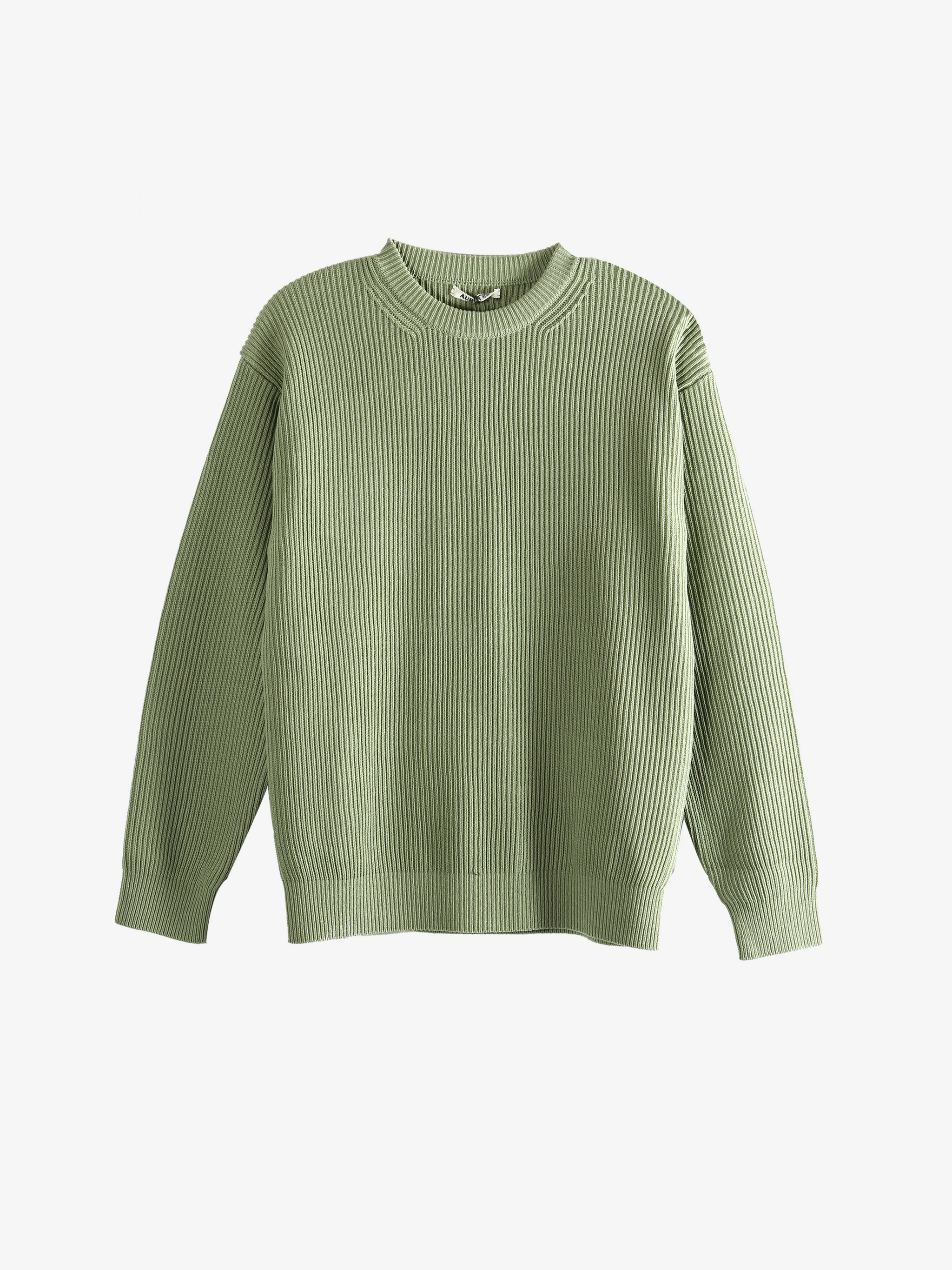 AURALEE - Men Super Fine Wool Rib Knitwear - Image 4