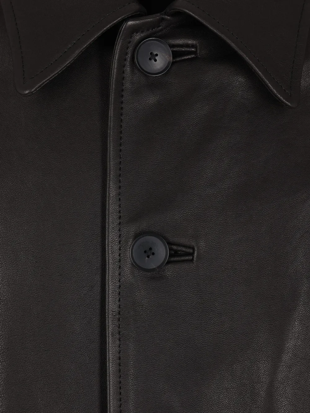 AURALEE - Men Textured Lamb Leather Blouson - Image 3