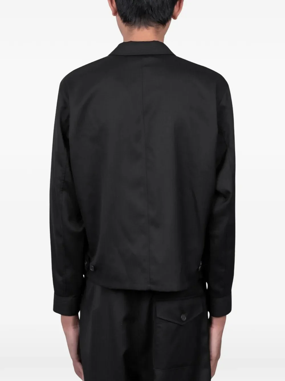 AURALEE - Men Wool Herringbone Blouson - Image 3