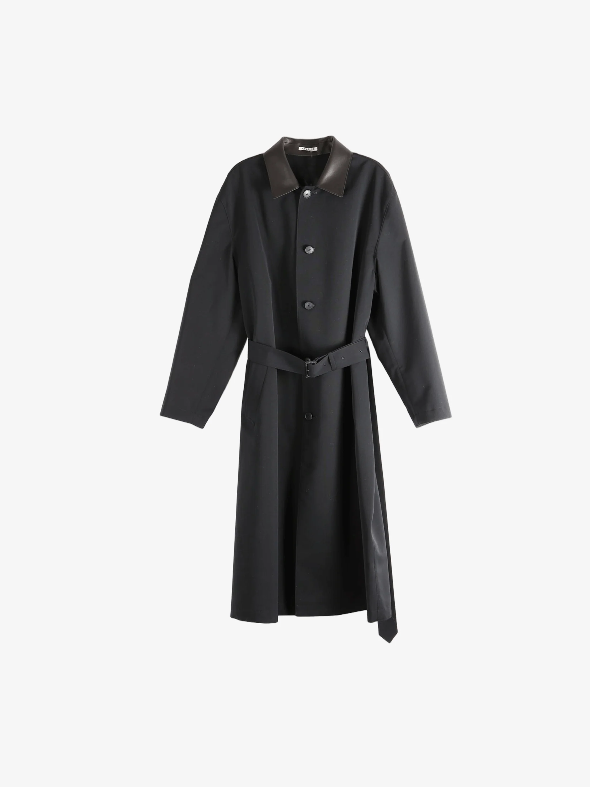 AURALEE - Men Wool Max Canvas Coat - Image 4