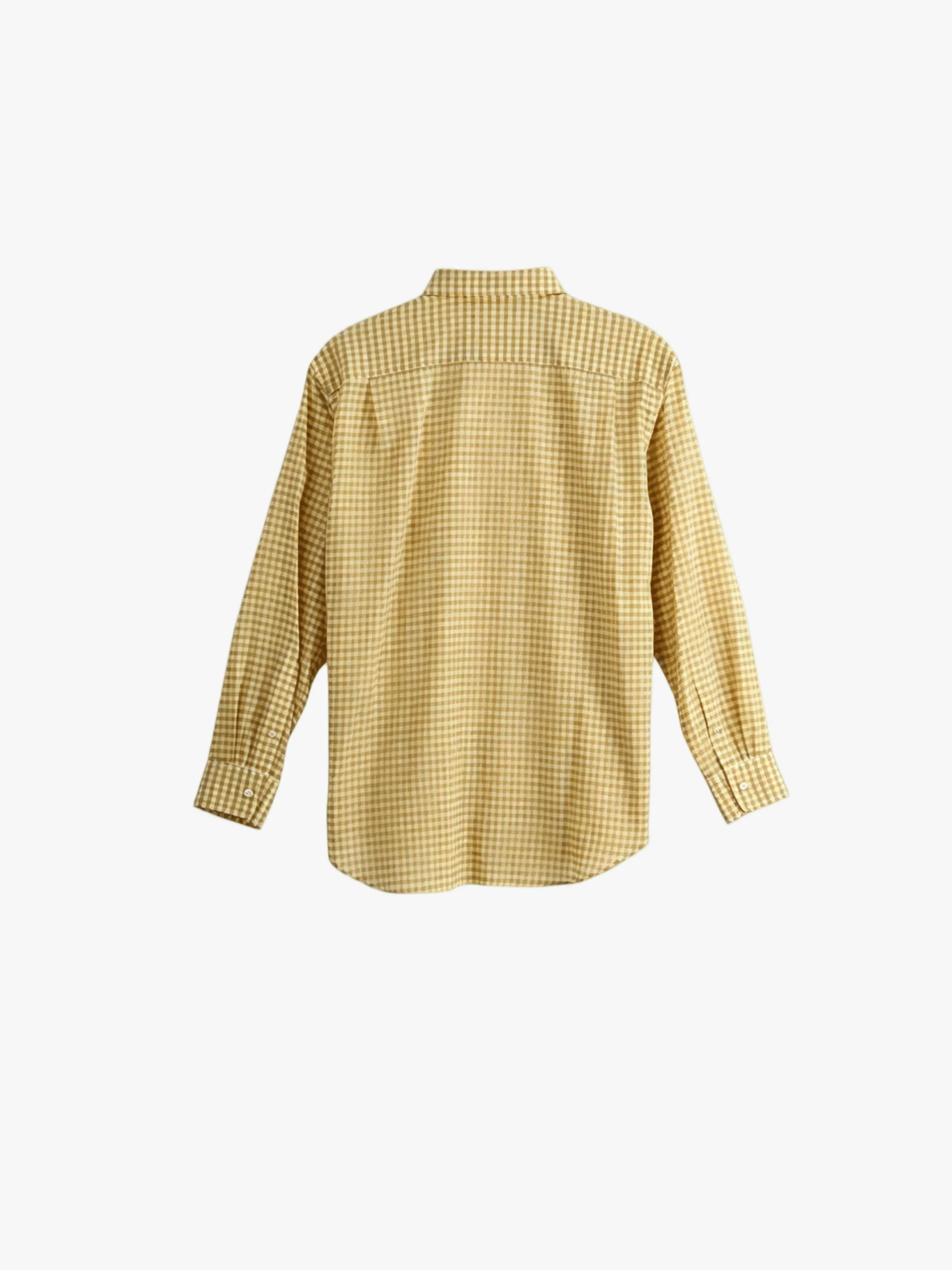 AURALEE - Women Airy Light Cotton Check Shirt - Image 4