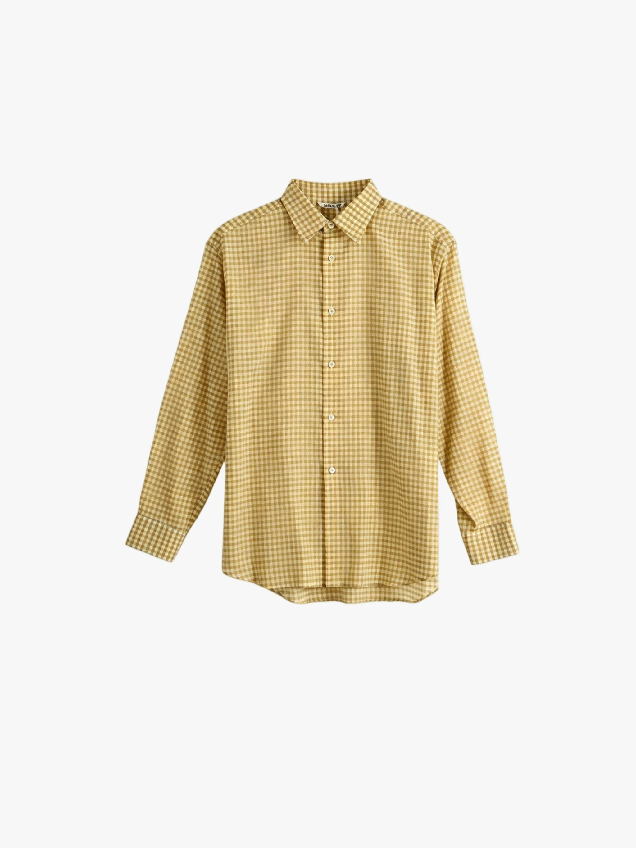 AURALEE - Women Airy Light Cotton Check Shirt - Image 5