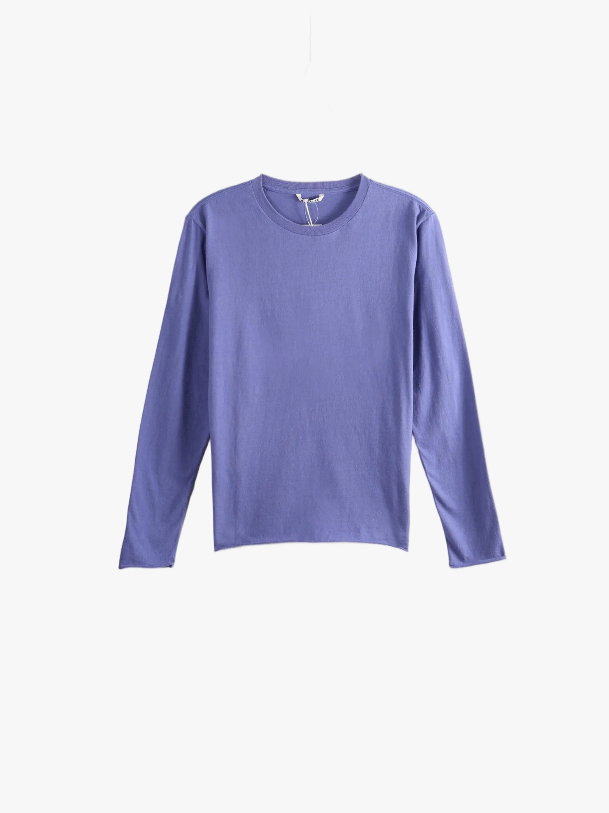 AURALEE - Women Brushed Organic Cotton Jersey Long Sleeve Tee