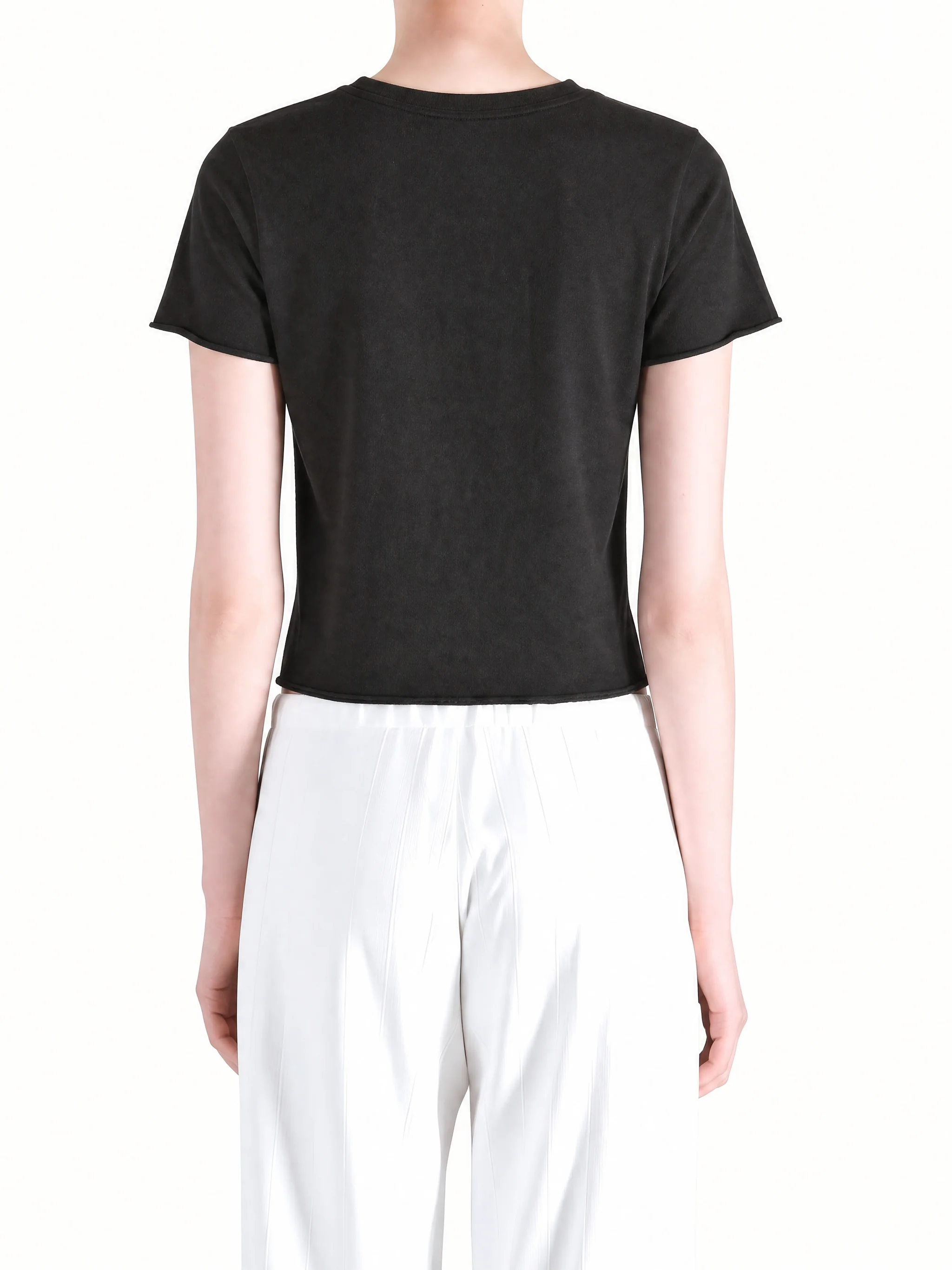 AURALEE - Women Brushed Organic Cotton Jersey Tee - Image 3