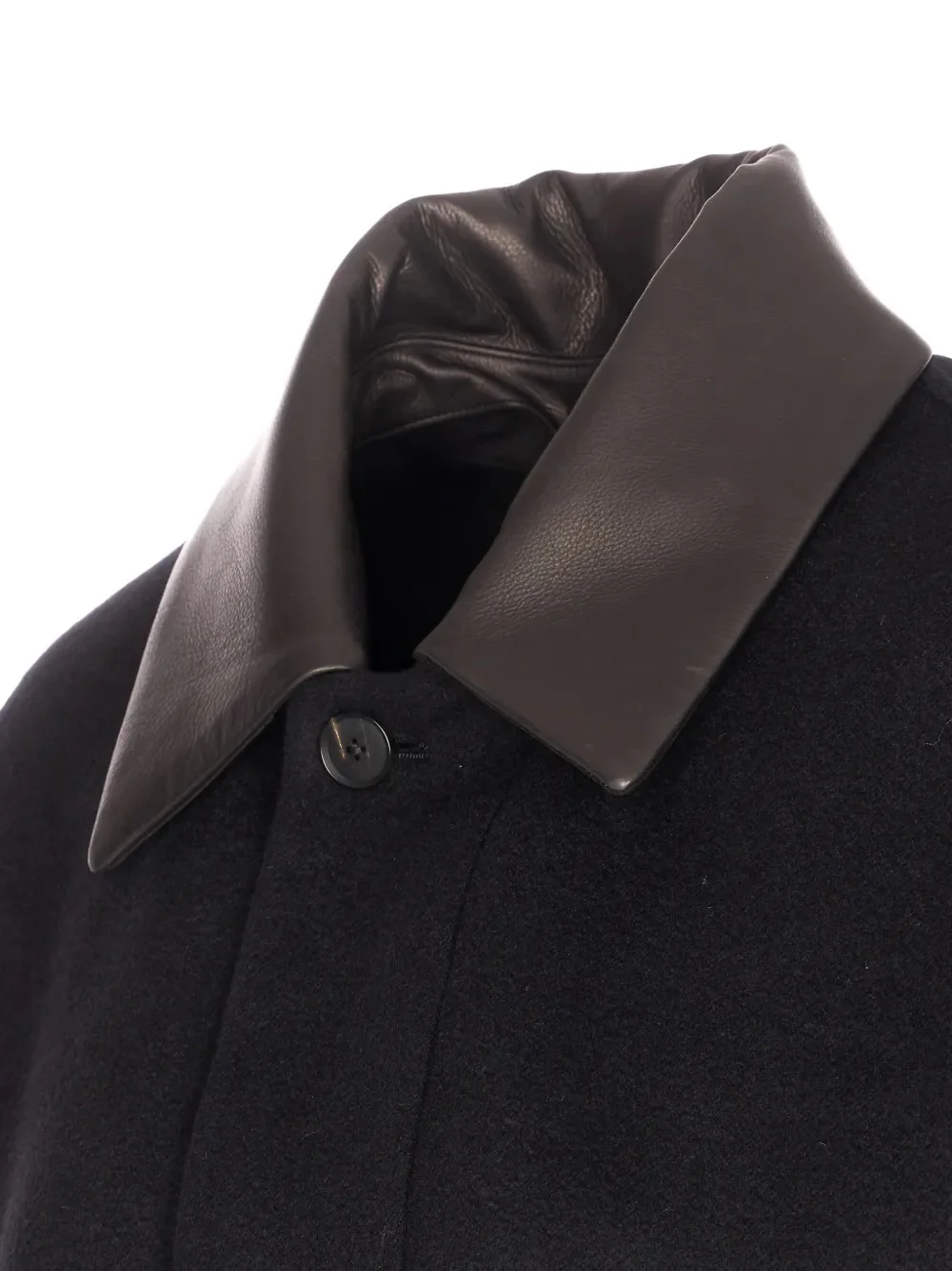 AURALEE - Women Cashmere Melton Hand Sewn Blouson Jacket - Image 3