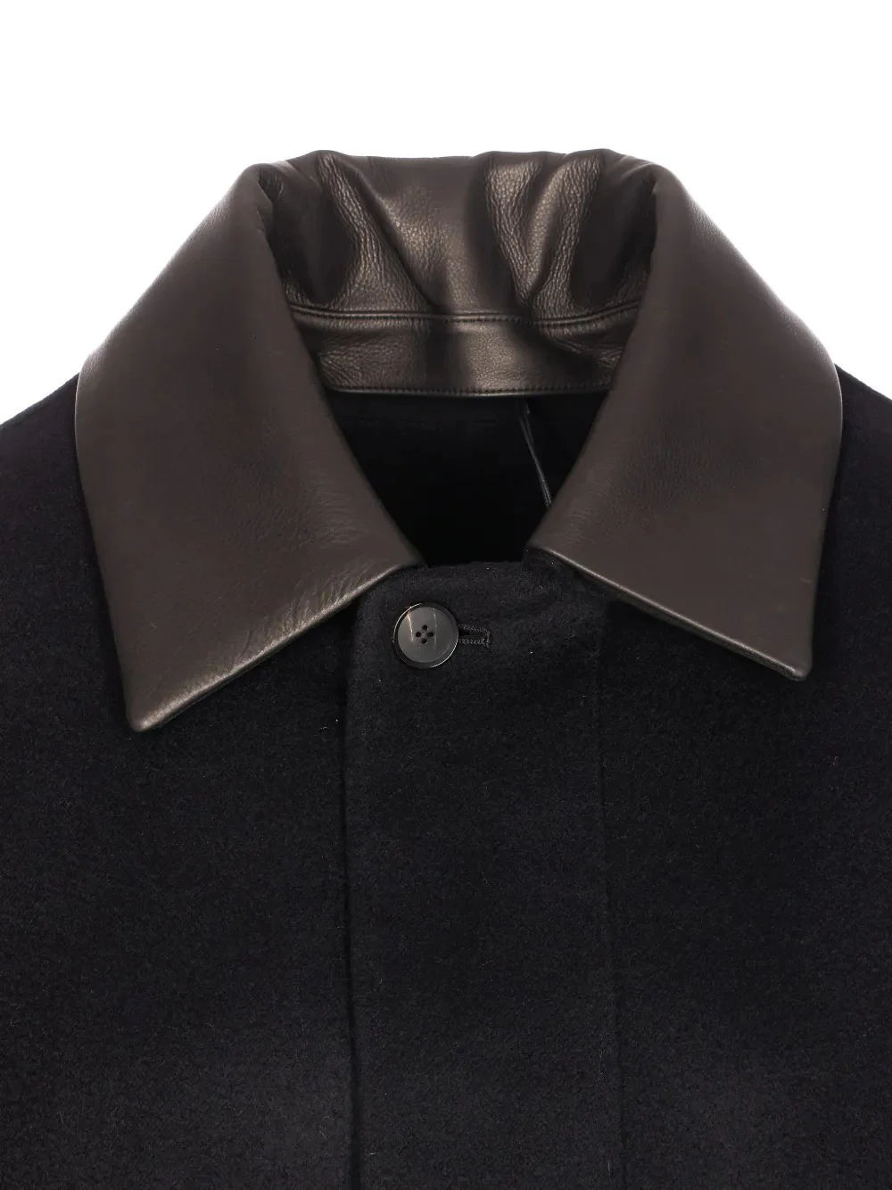 AURALEE - Women Cashmere Melton Hand Sewn Blouson Jacket - Image 4