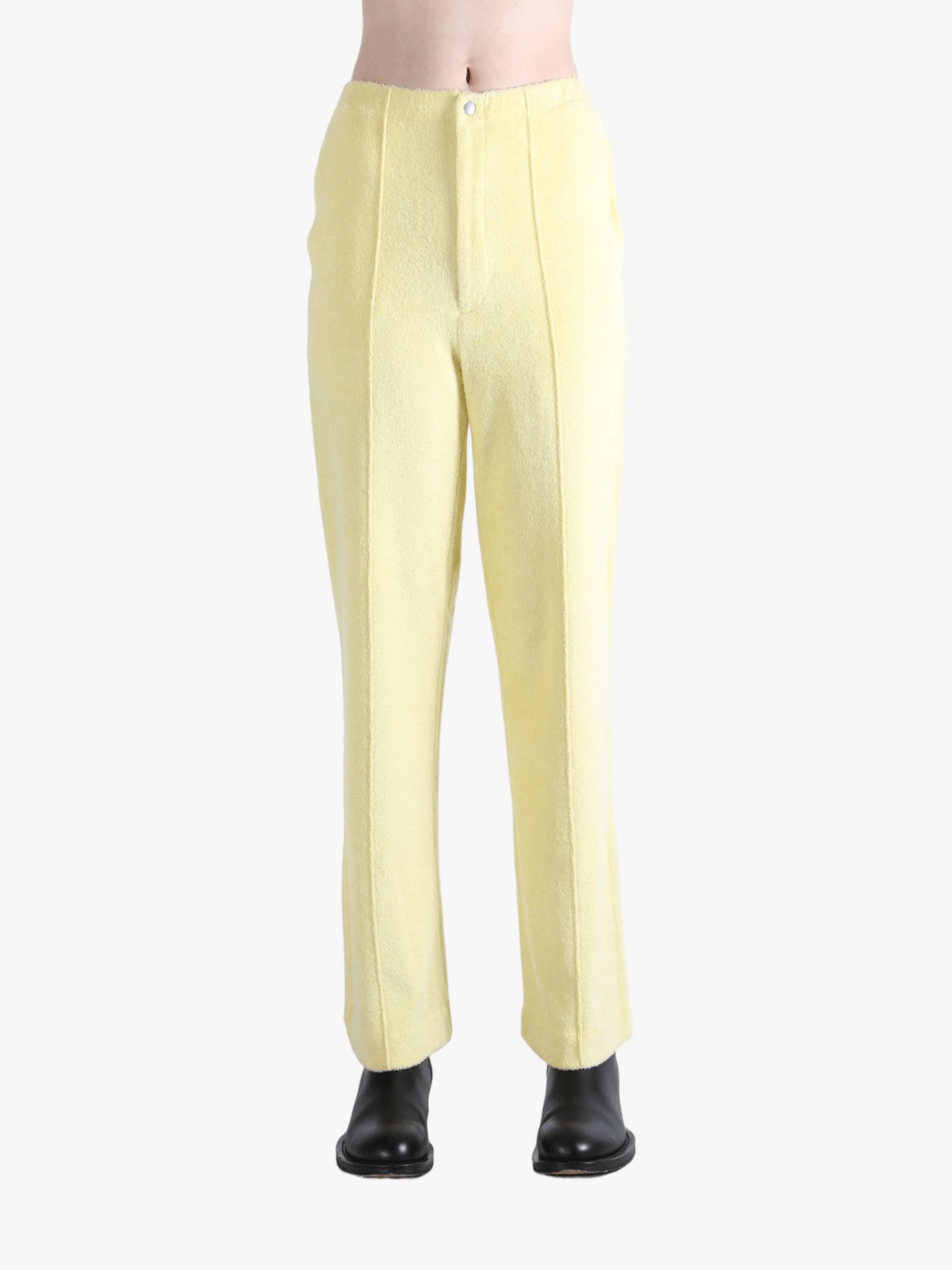 AURALEE - Women Cotton Nylon Pile Pants