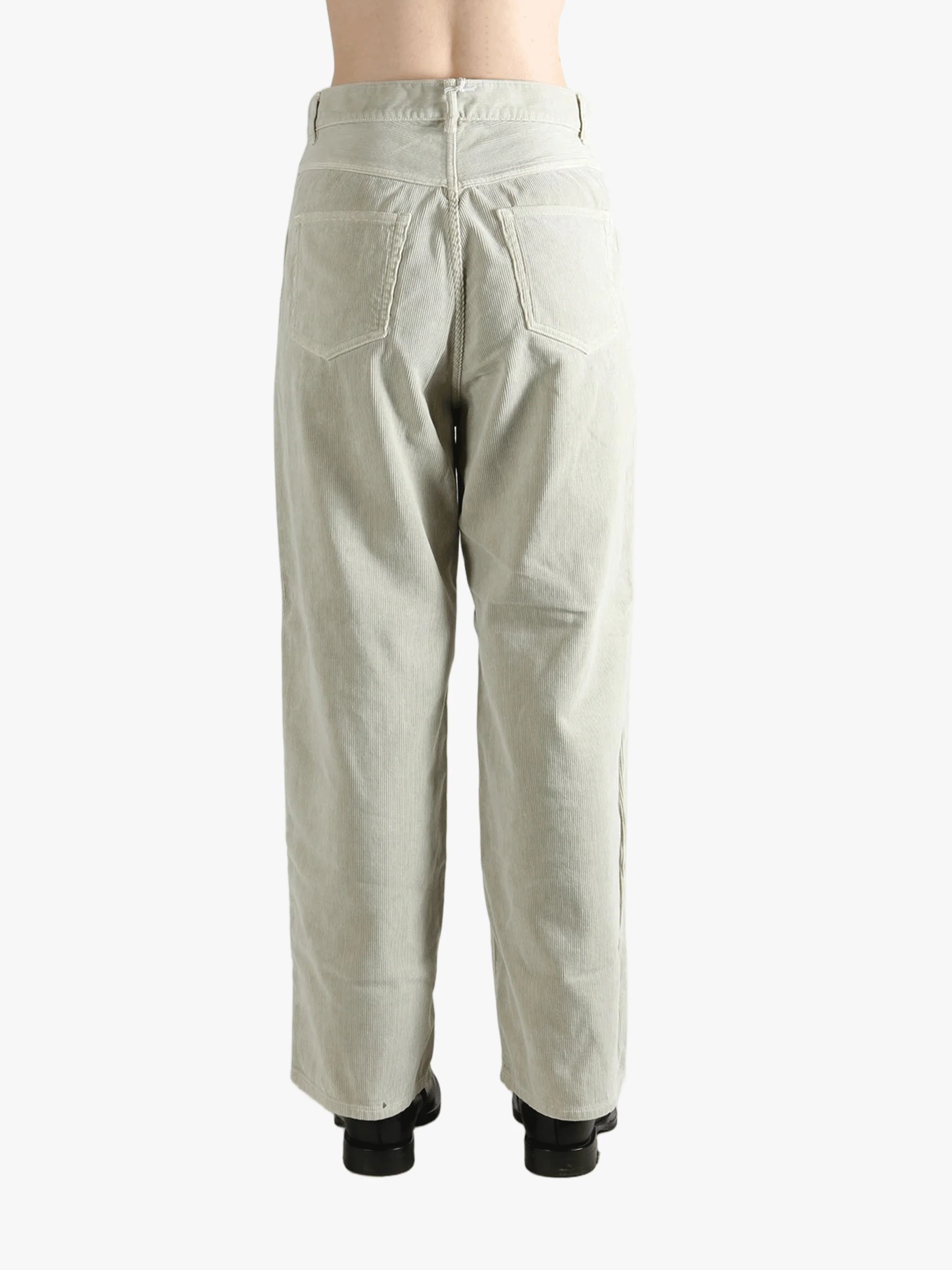AURALEE - Women Garment-Dyed Finx Corduroy 5P Wide Pants - Image 3