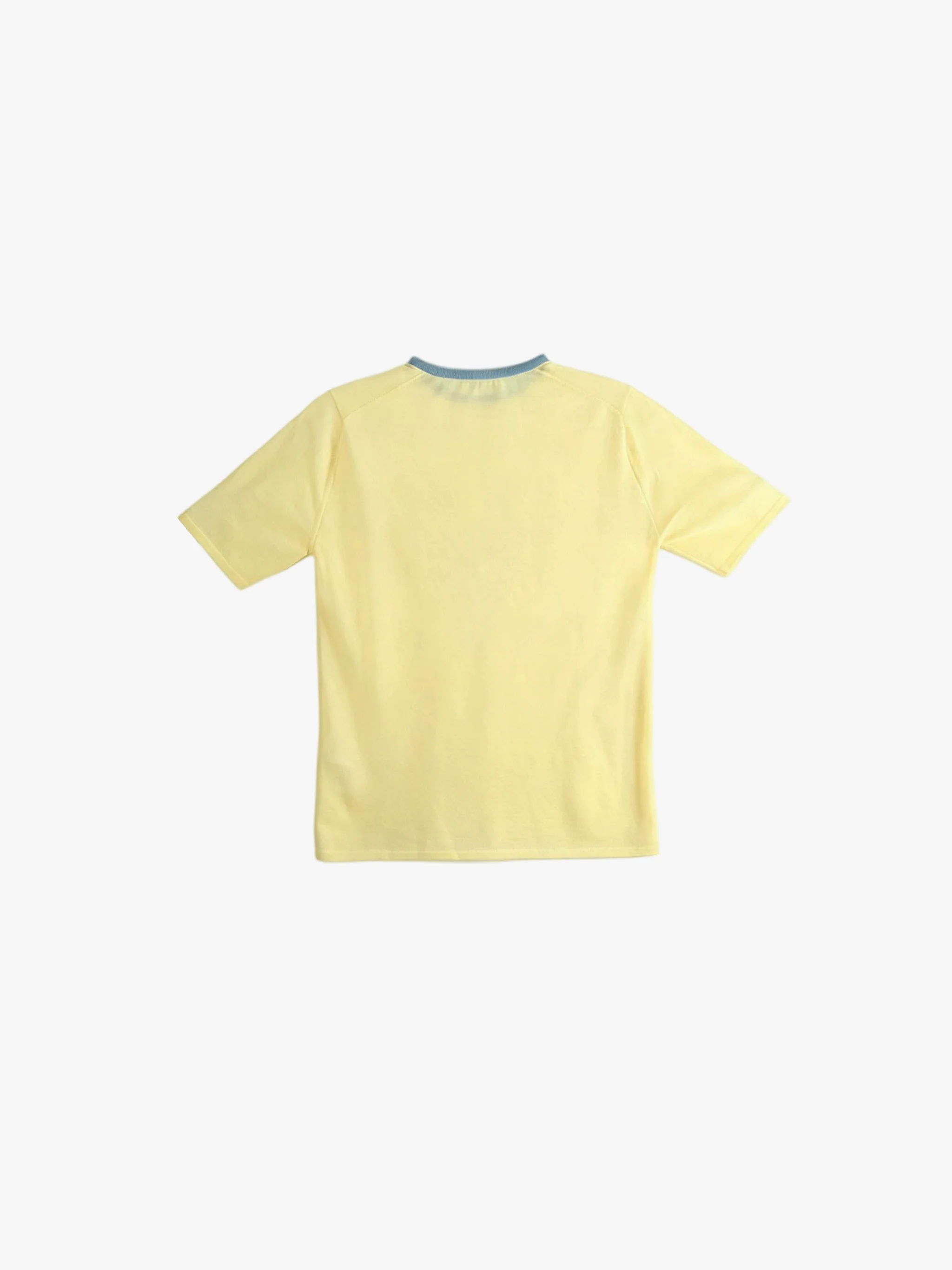 AURALEE - Women Hard Twist High Gauge Wool Silk Knit Tee - Image 2