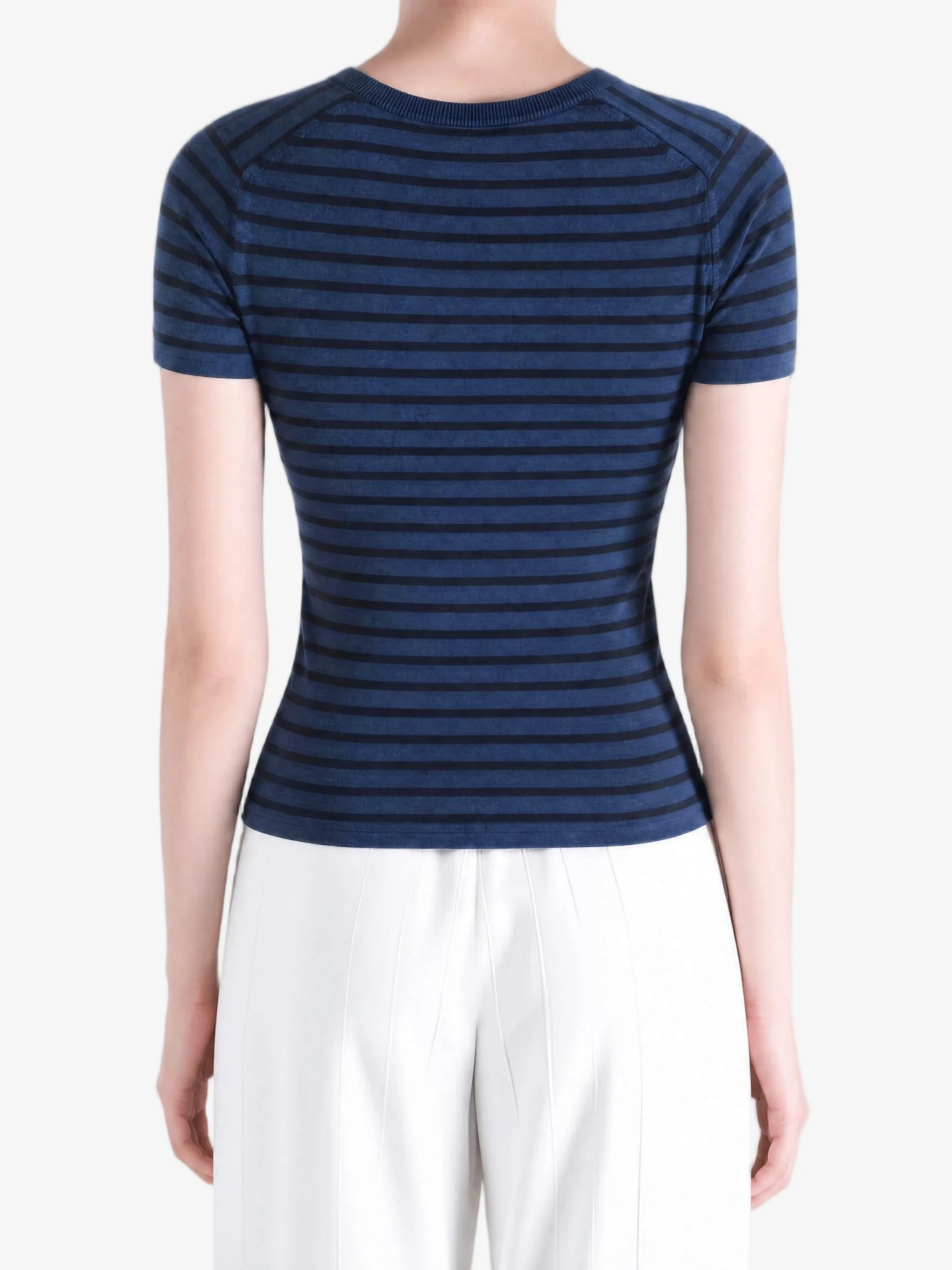AURALEE - Women High Gauge Cotton Knit Tee - Image 3