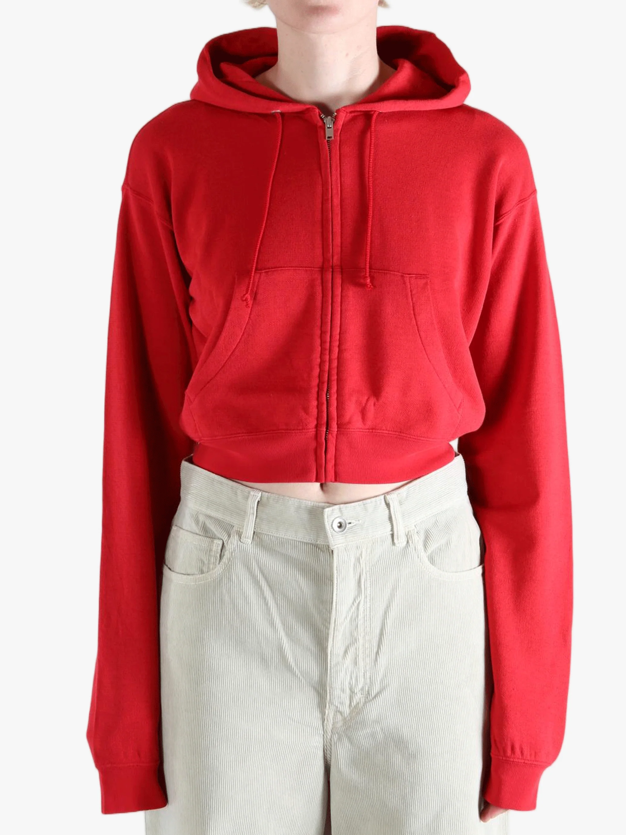 AURALEE - Women High Twist Light Sweat Zip Parka