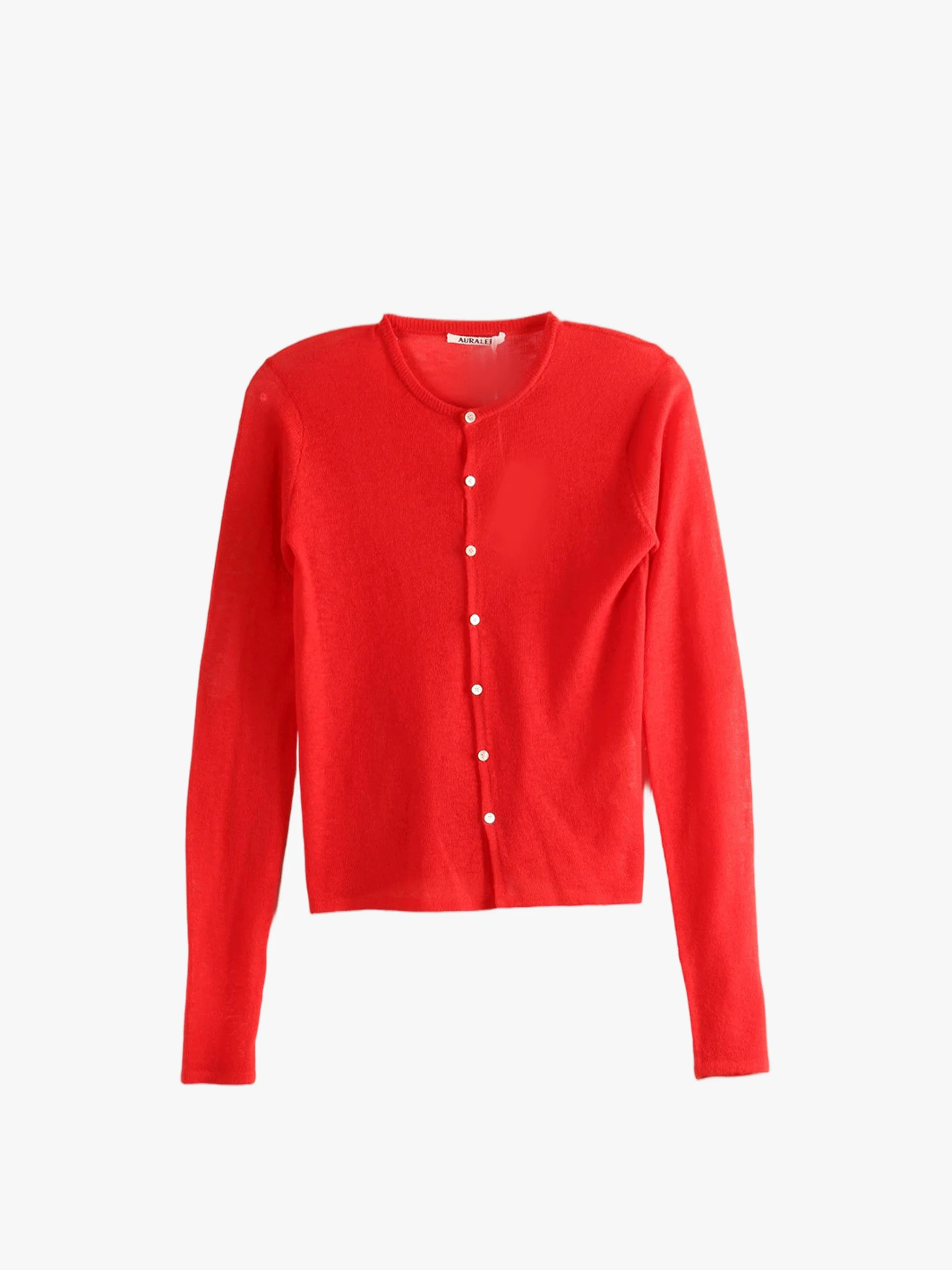 AURALEE - Women Sheer Cashmere Knit Cardigan - Image 5