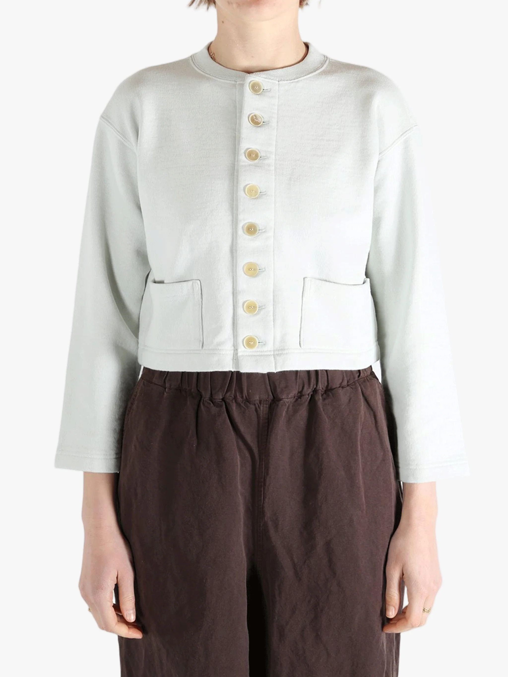AURALEE - Women Smooth Soft Bd Sweat Cardigan