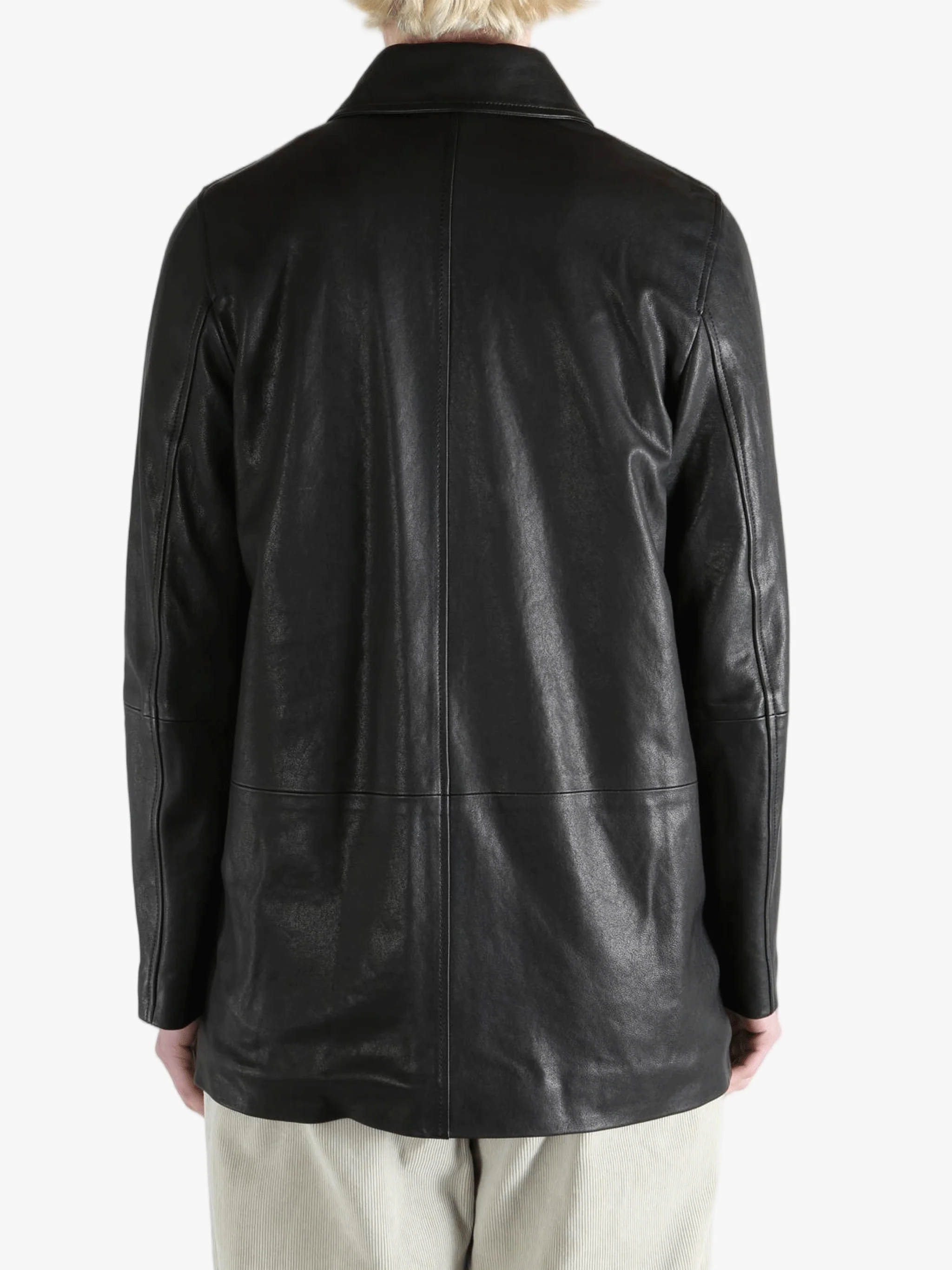 AURALEE - Women Textured Lamb Leather Blouson - Image 3