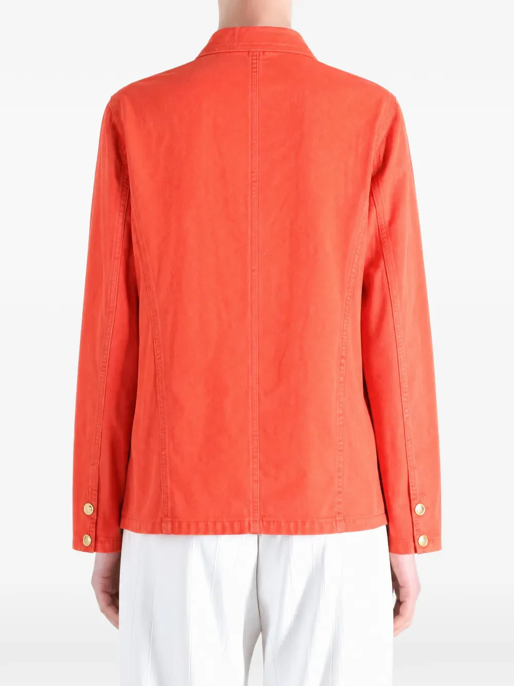 AURALEE - Women Wool Cotton Linen Ox Work Jacket - Image 3