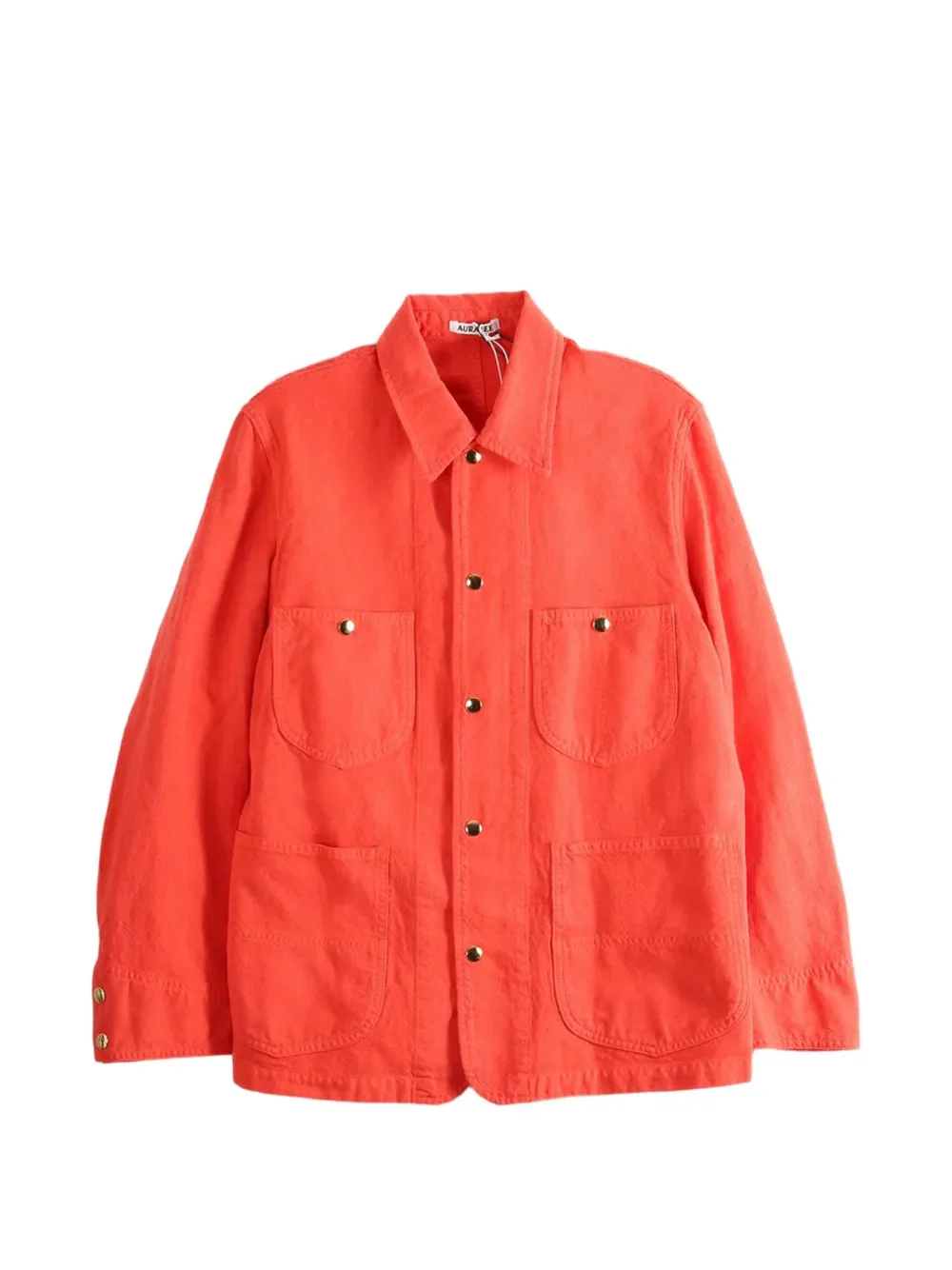 AURALEE - Women Wool Cotton Linen Ox Work Jacket - Image 4