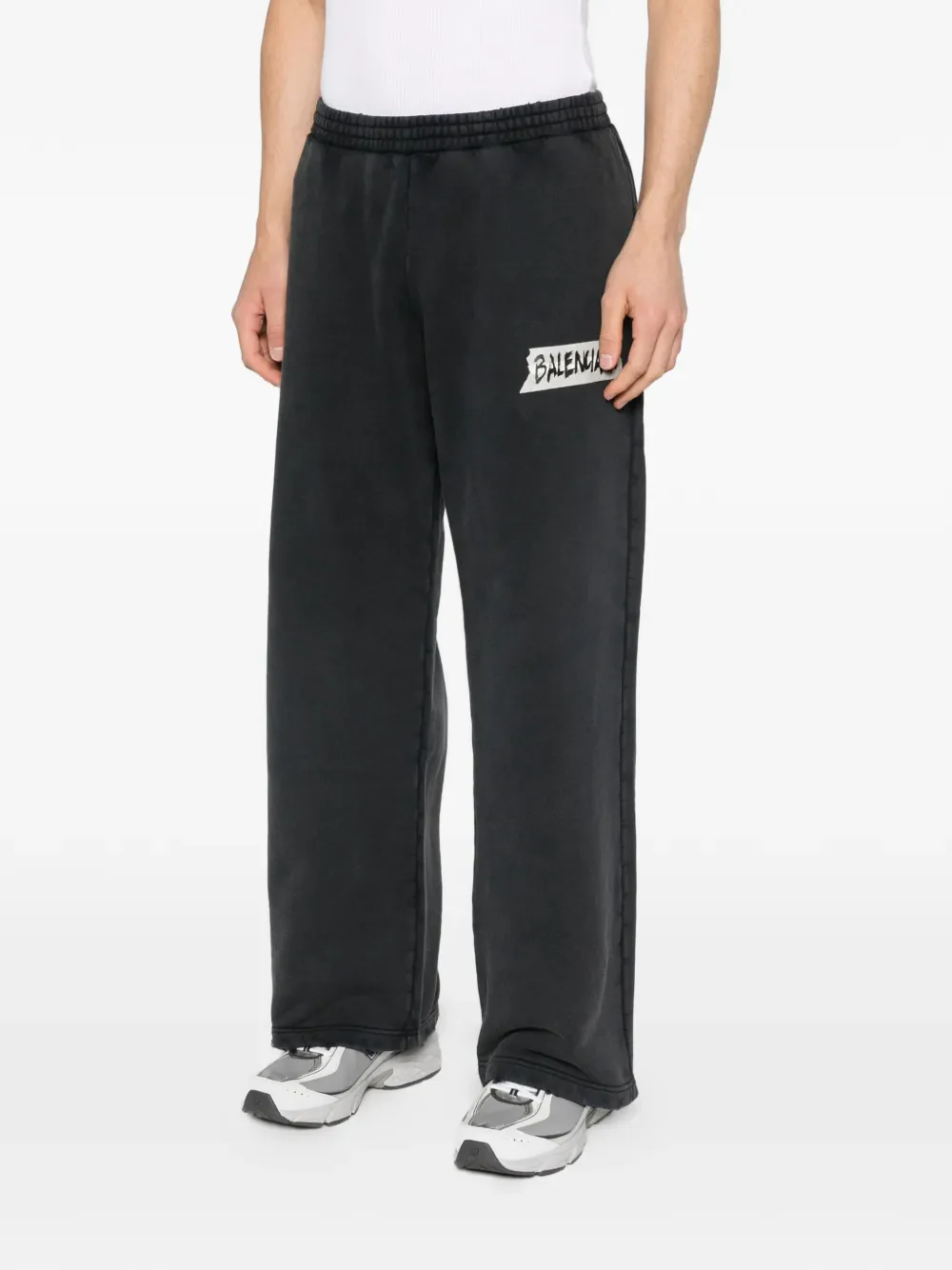 BALENCIAGA - Men Baggy Elastic Waistband Pants - Image 2