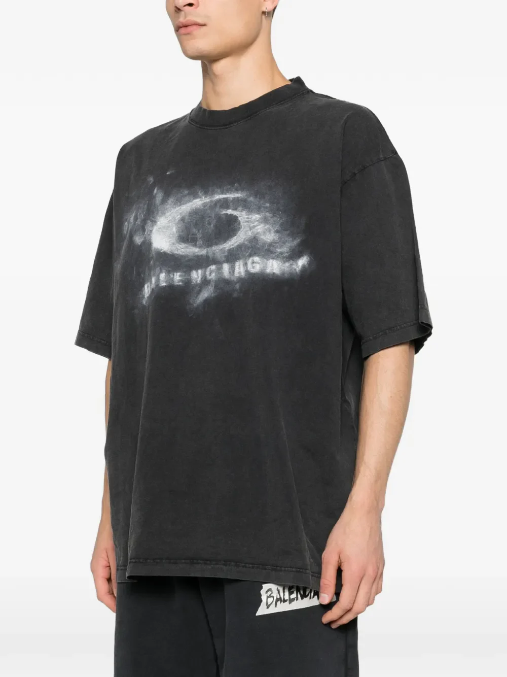 BALENCIAGA - Men Medium Fit T-Shirt - Image 2
