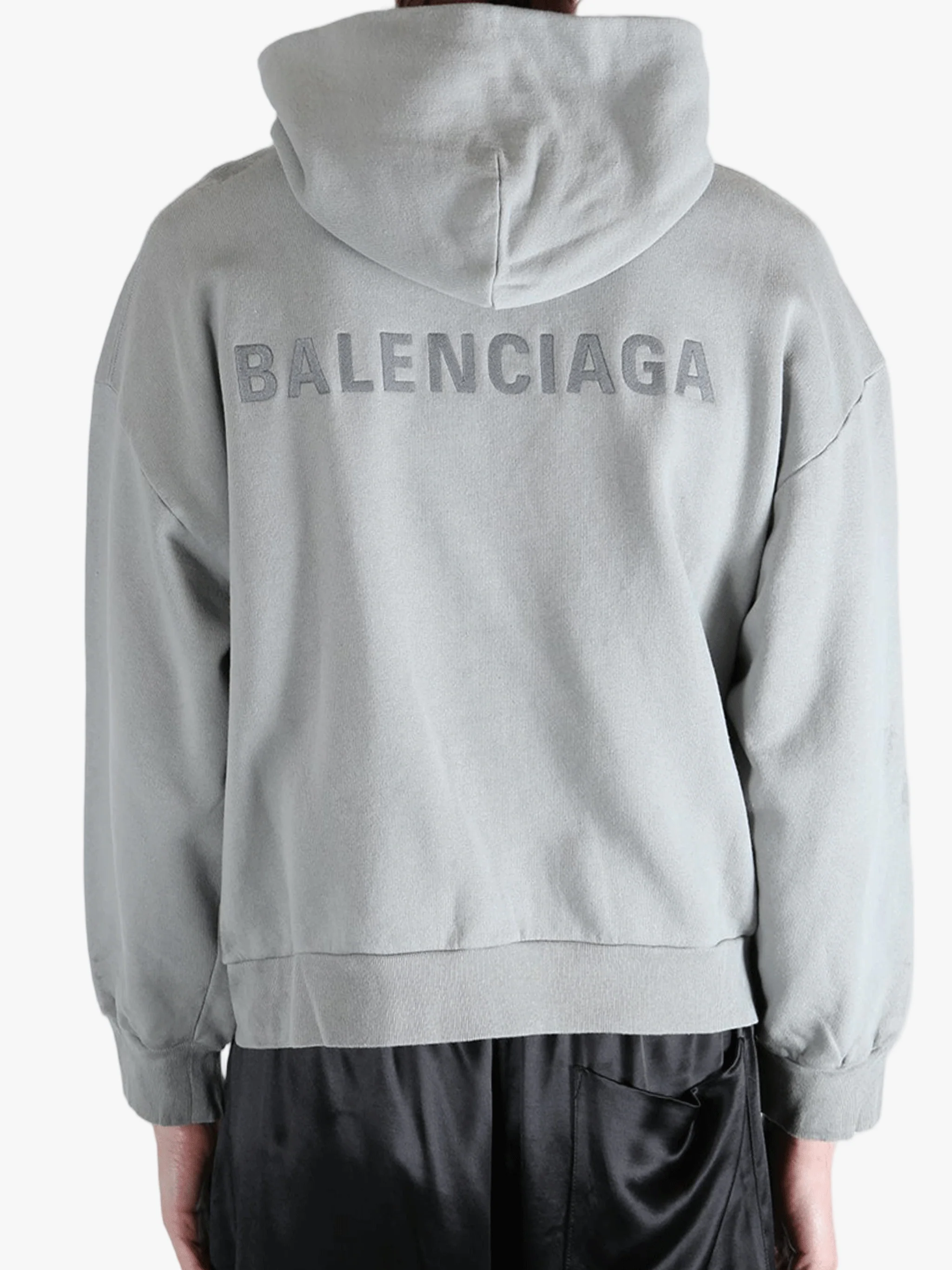 BALENCIAGA - Men Medium Fit Zip Up Hoodie - Image 3