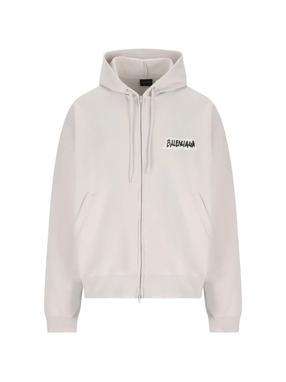 BALENCIAGA - Men Over Zip-Up Hoodie