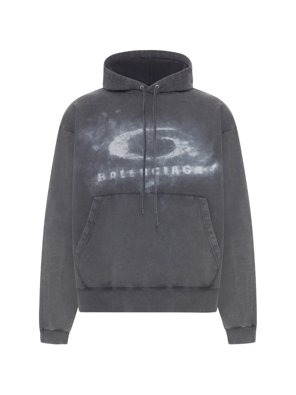 BALENCIAGA - Men Oversized Drawstring Hoodie