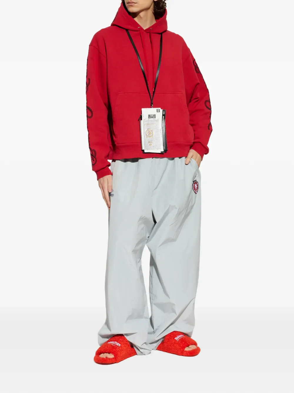 BALENCIAGA - Men Oversized Hoodie - Image 3