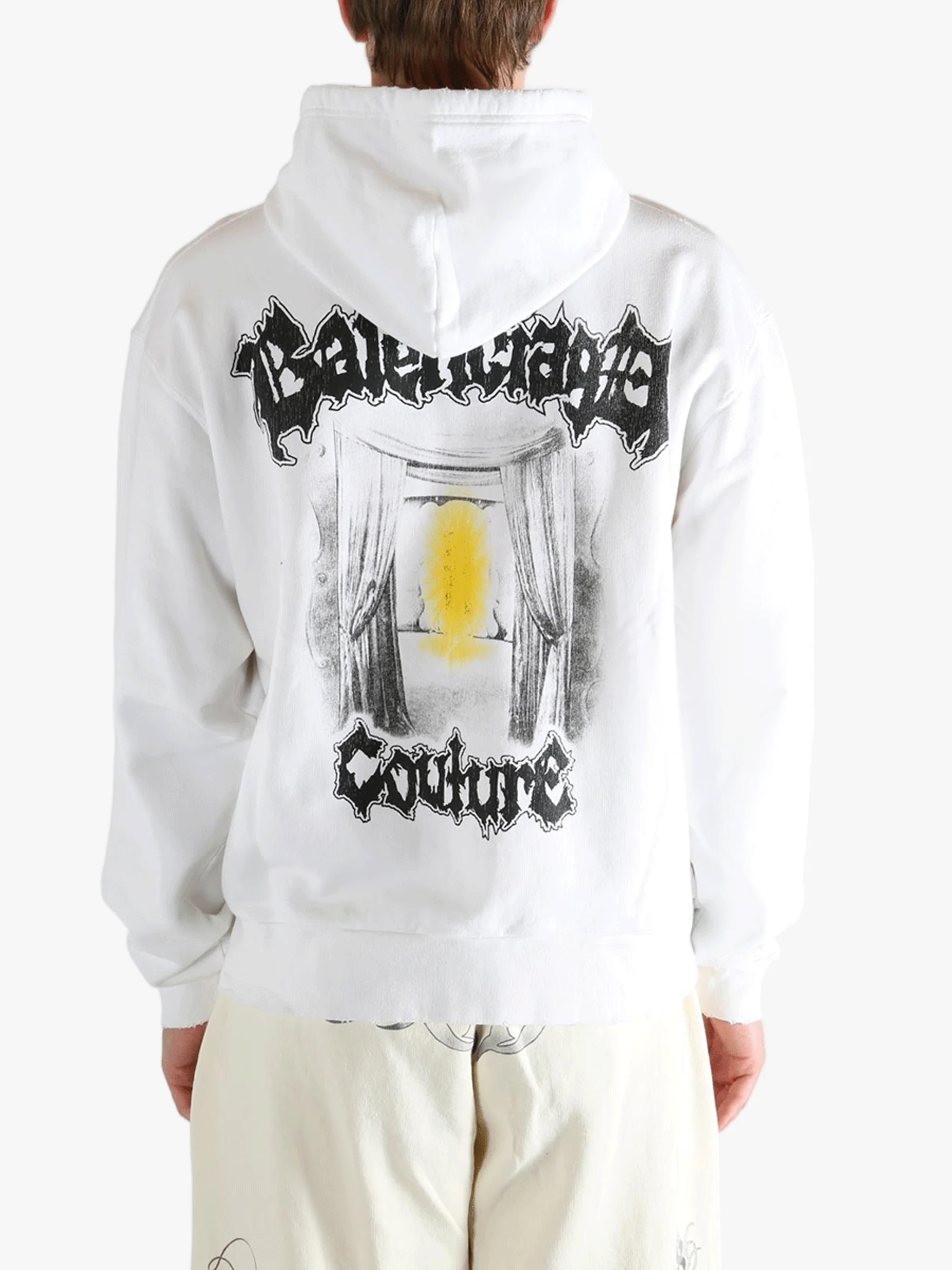 BALENCIAGA - Men Oversized Zip-Up Hoodie - Image 3