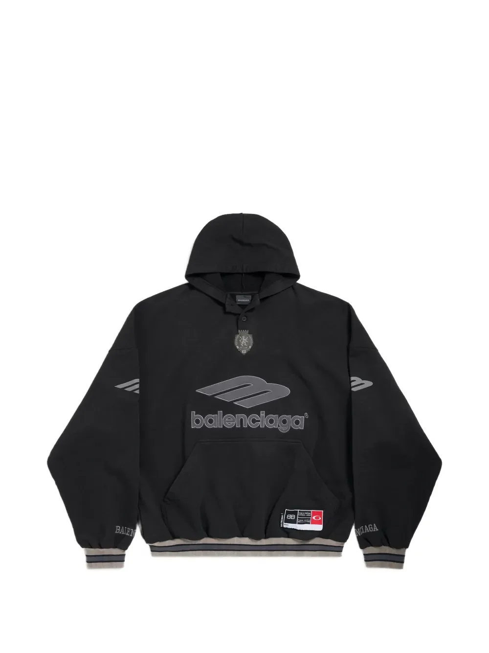 BALENCIAGA - Men Polo Over Hoodie - Image 5