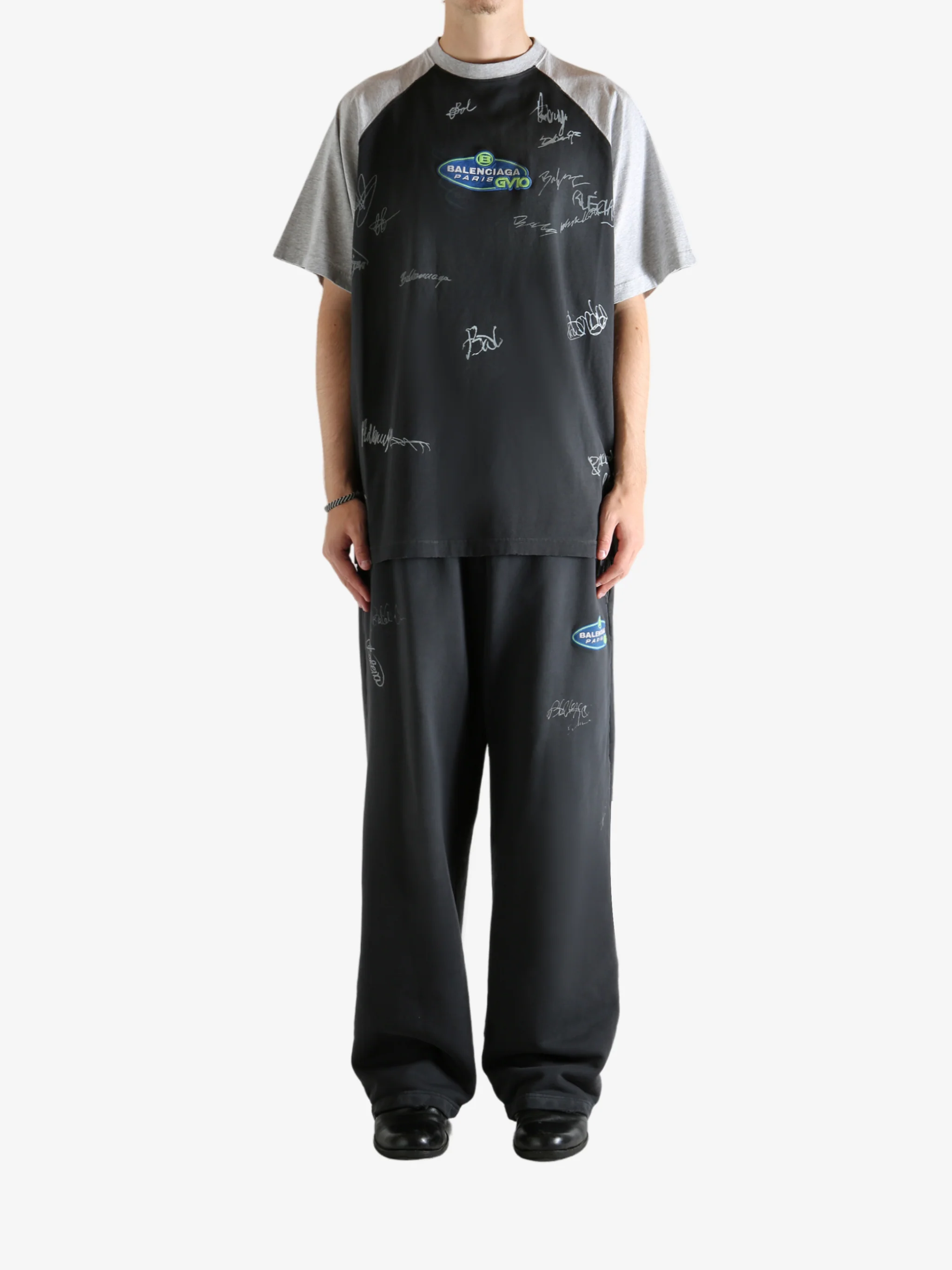 BALENCIAGA - Men Raglan Oversized T-Shirt - Image 4