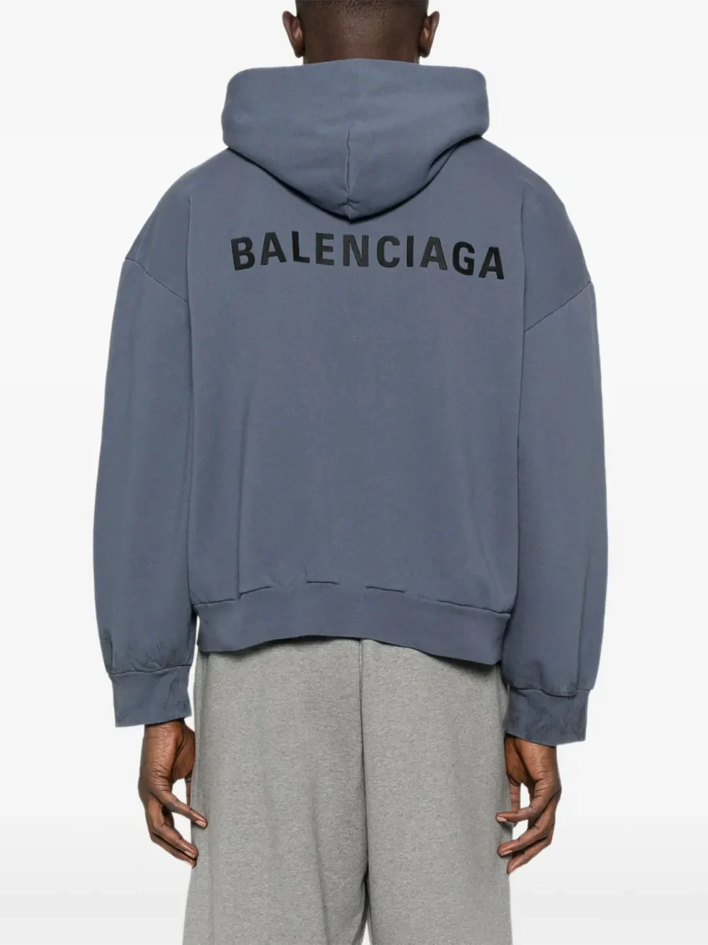BALENCIAGA - Men Regular Zip-Up Hoodie - Image 3